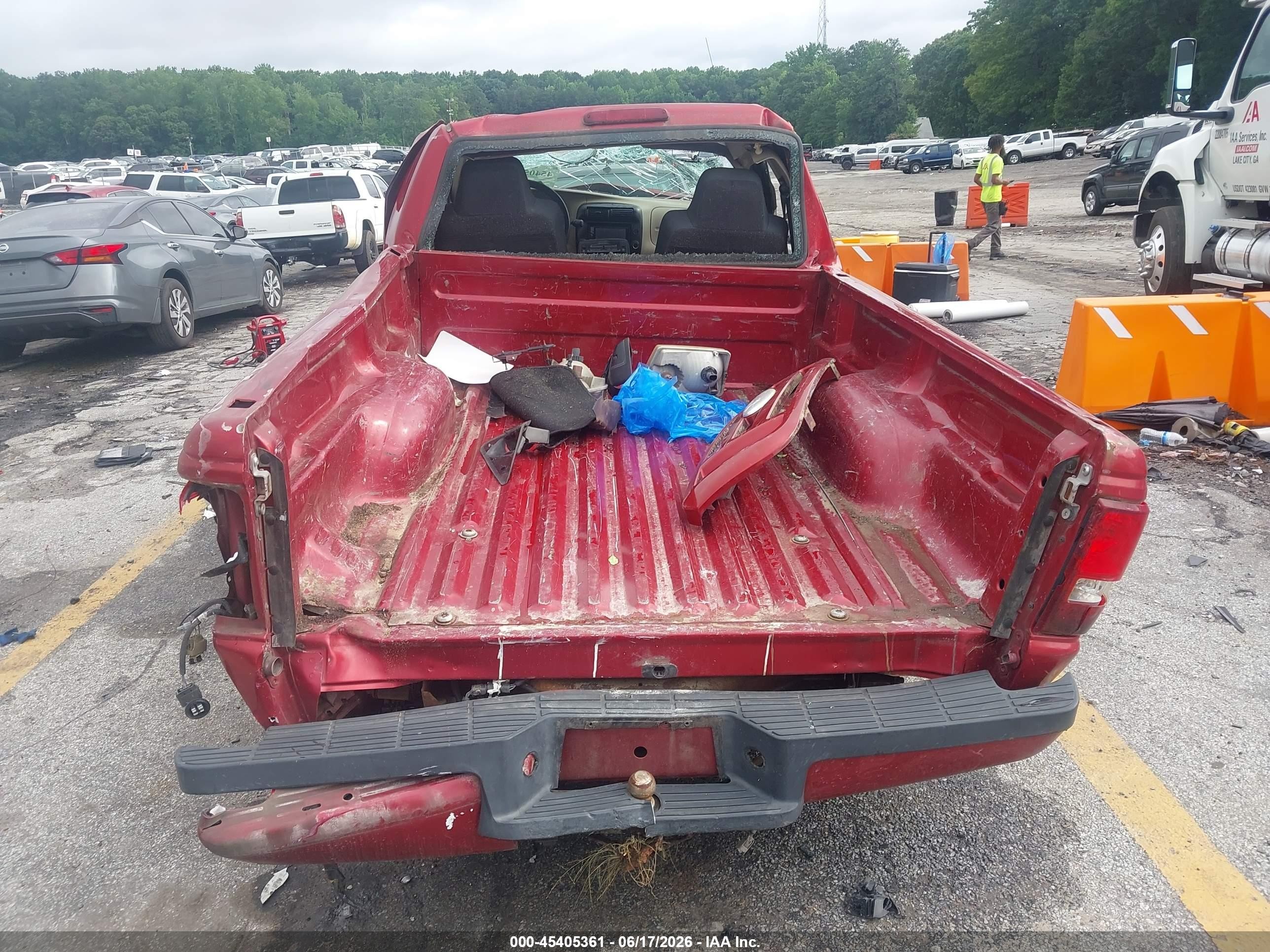 2007 Ford Ranger Sport/stx/xl/xlt Red vin: 1FTYR10U97PA11923