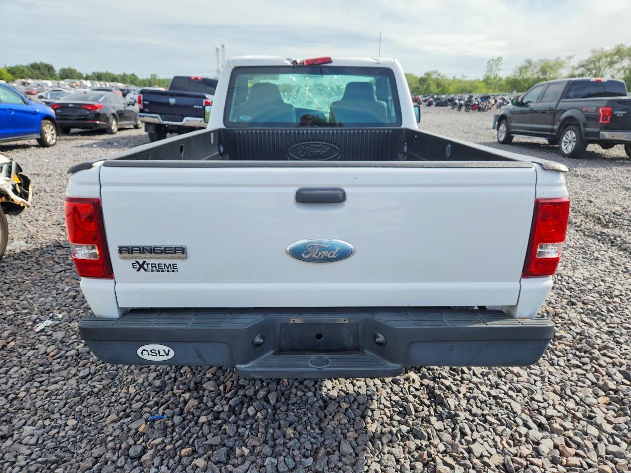 2007 Ford Ranger White vin: 1FTYR10U97PA60622