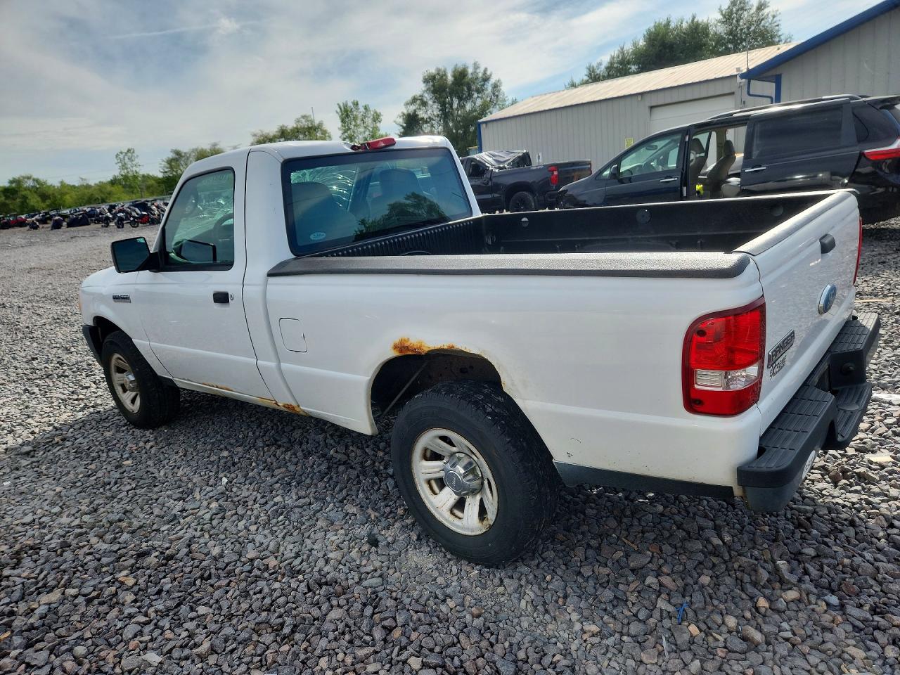 2007 Ford Ranger White vin: 1FTYR10U97PA60622