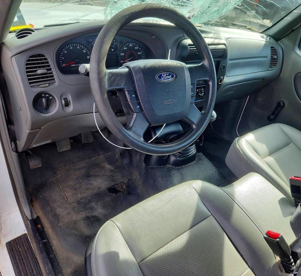 2007 Ford Ranger White vin: 1FTYR10U97PA60622