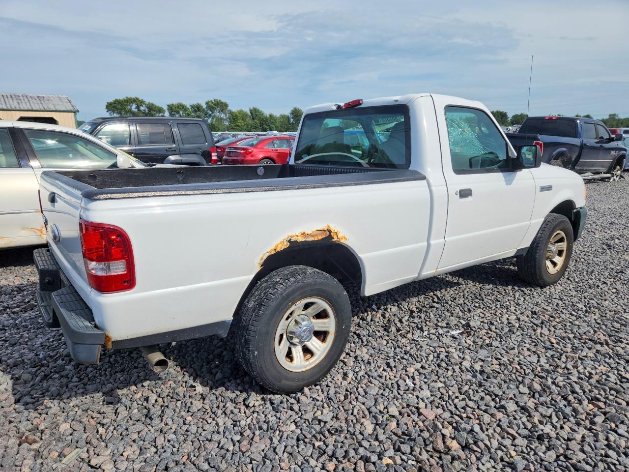 2007 Ford Ranger Белый vin: 1FTYR10U97PA60622