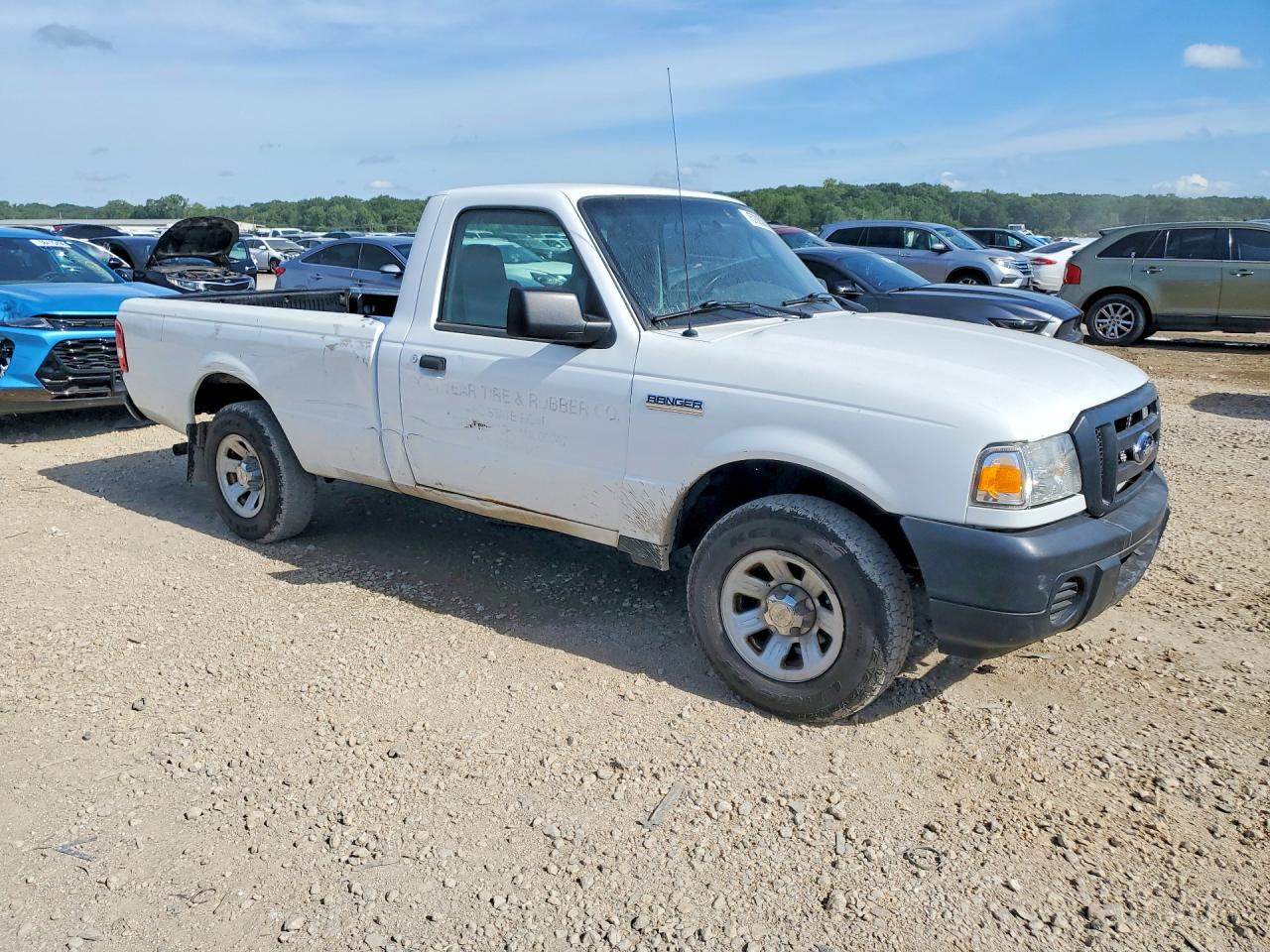2008 Ford Ranger White vin: 1FTYR10U98PA53462