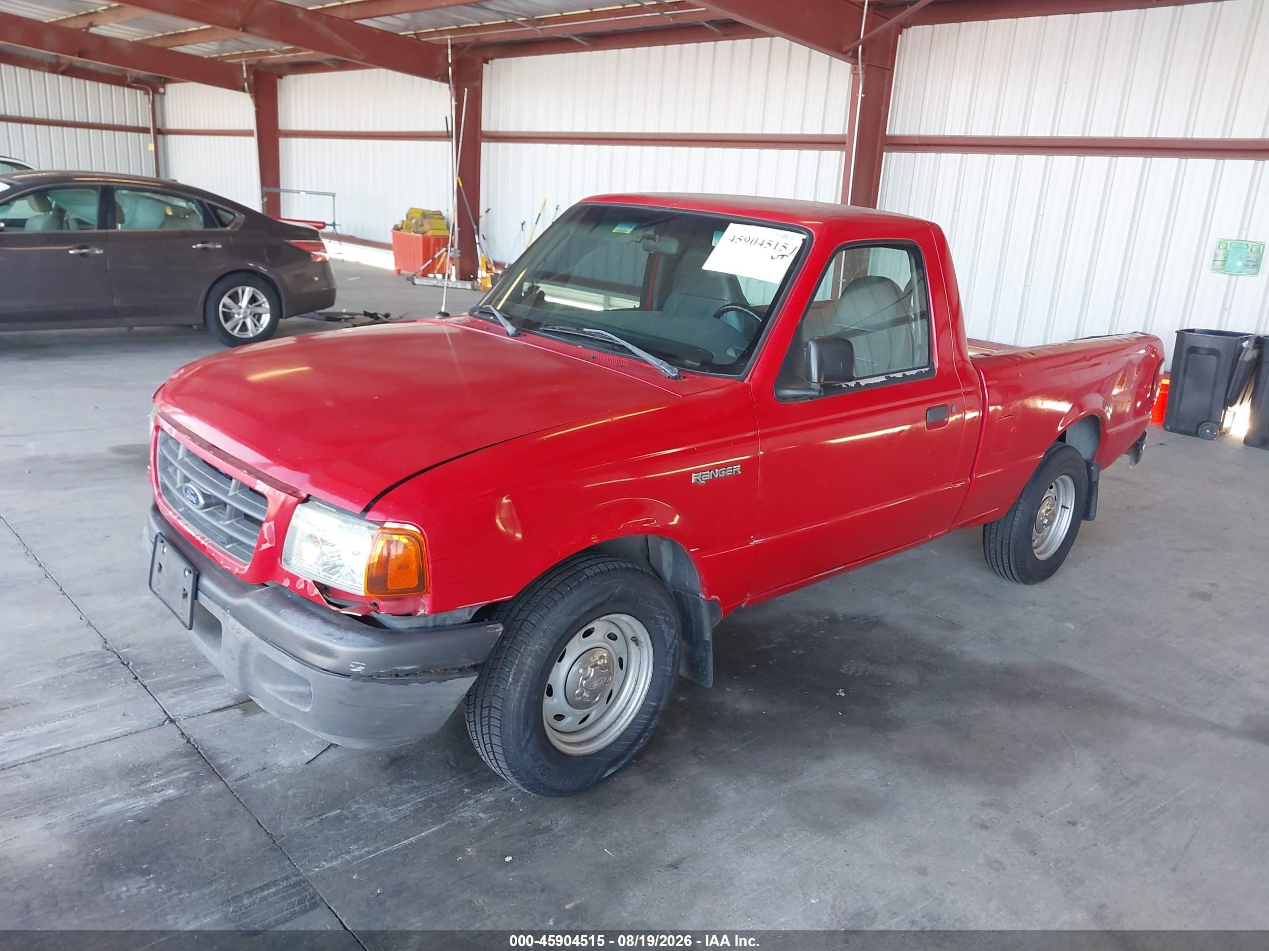 2001 Ford Ranger Edge/xl/xlt Red vin: 1FTYR10UX1PA94088