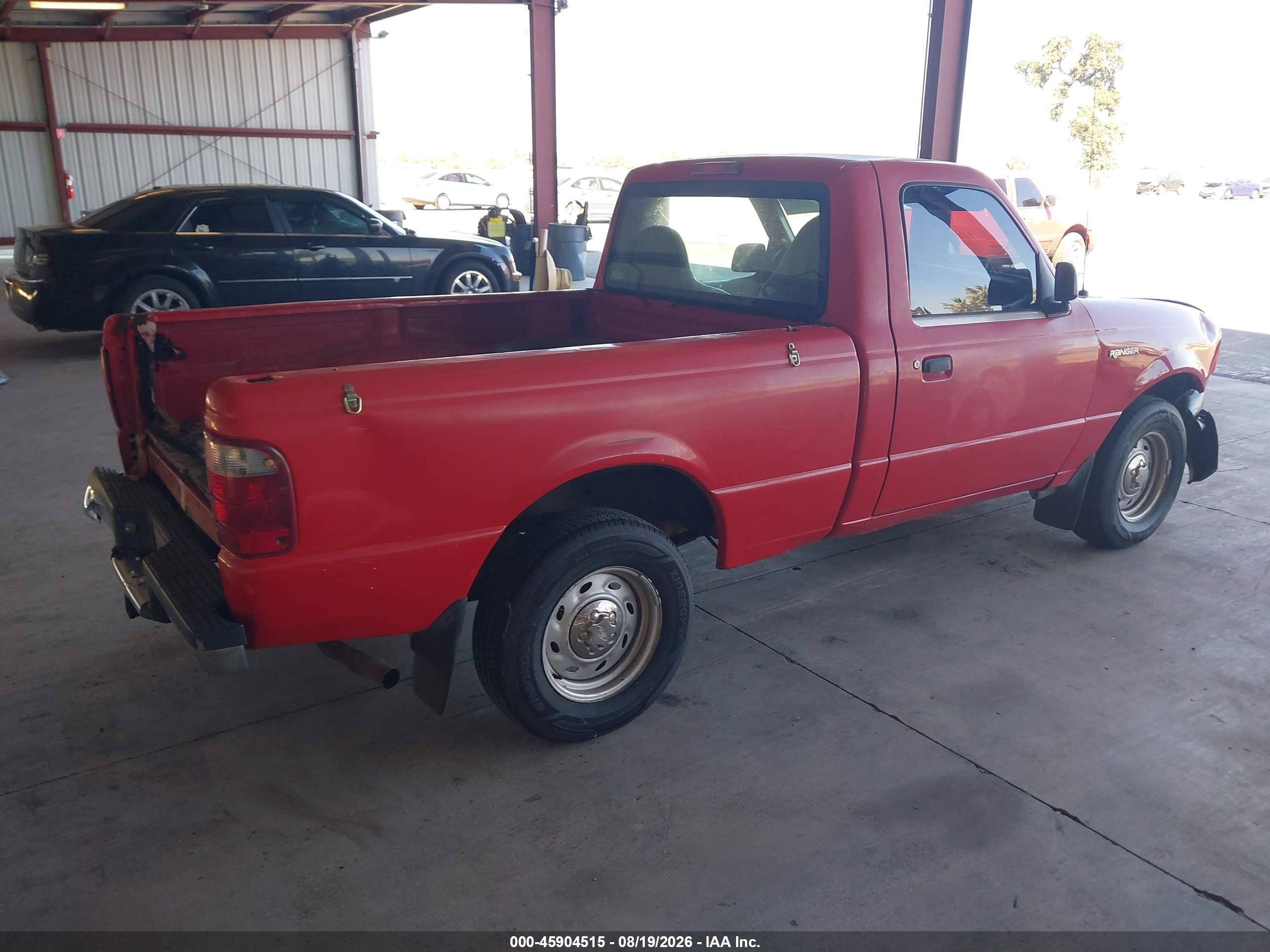 2001 Ford Ranger Edge/xl/xlt Red vin: 1FTYR10UX1PA94088