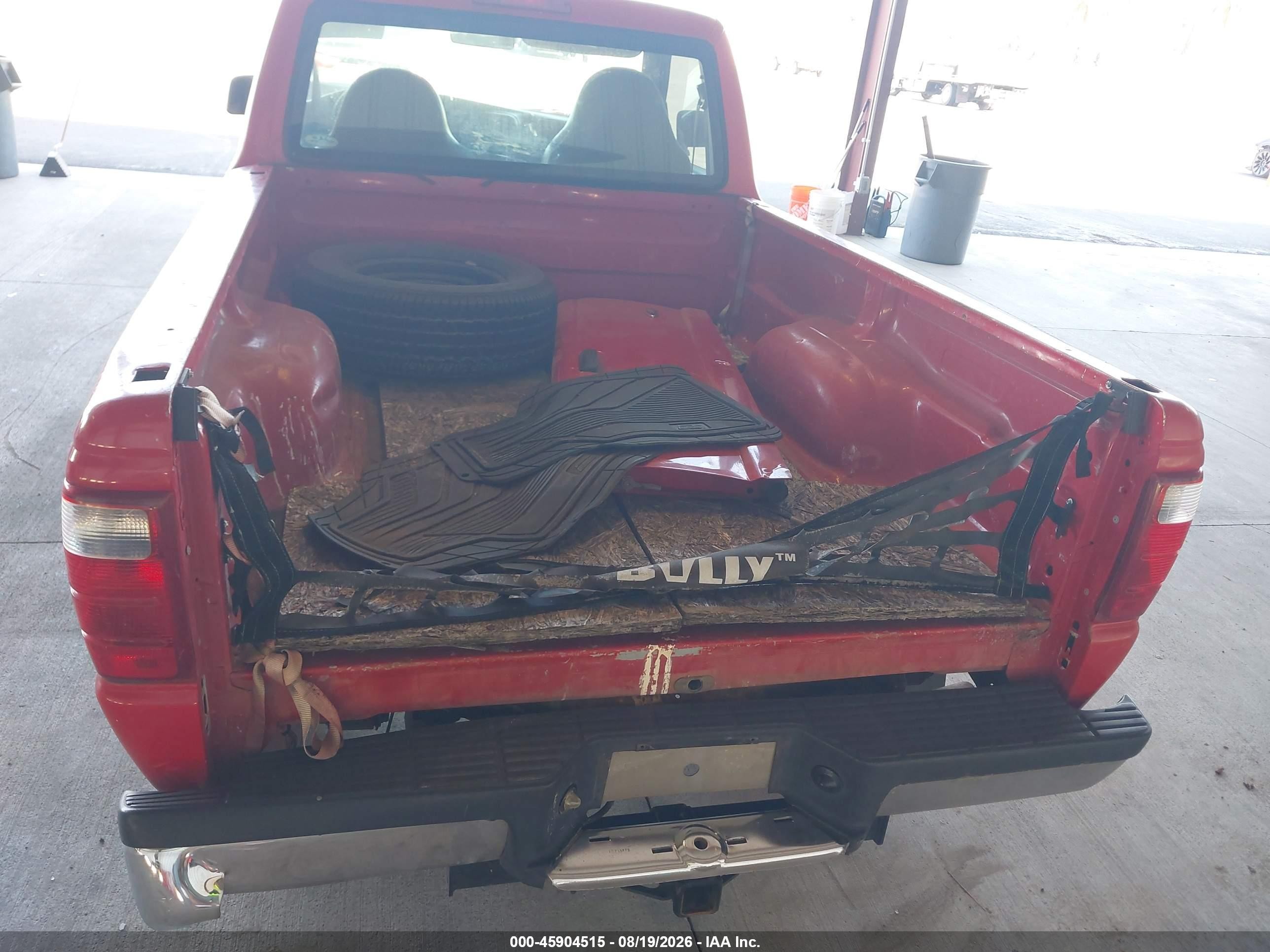 2001 Ford Ranger Edge/xl/xlt Red vin: 1FTYR10UX1PA94088