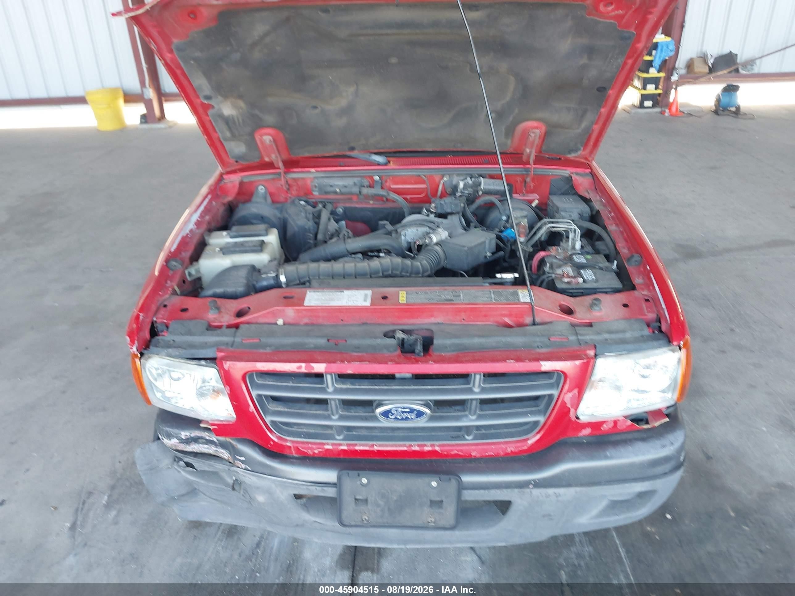 2001 Ford Ranger Edge/xl/xlt Red vin: 1FTYR10UX1PA94088