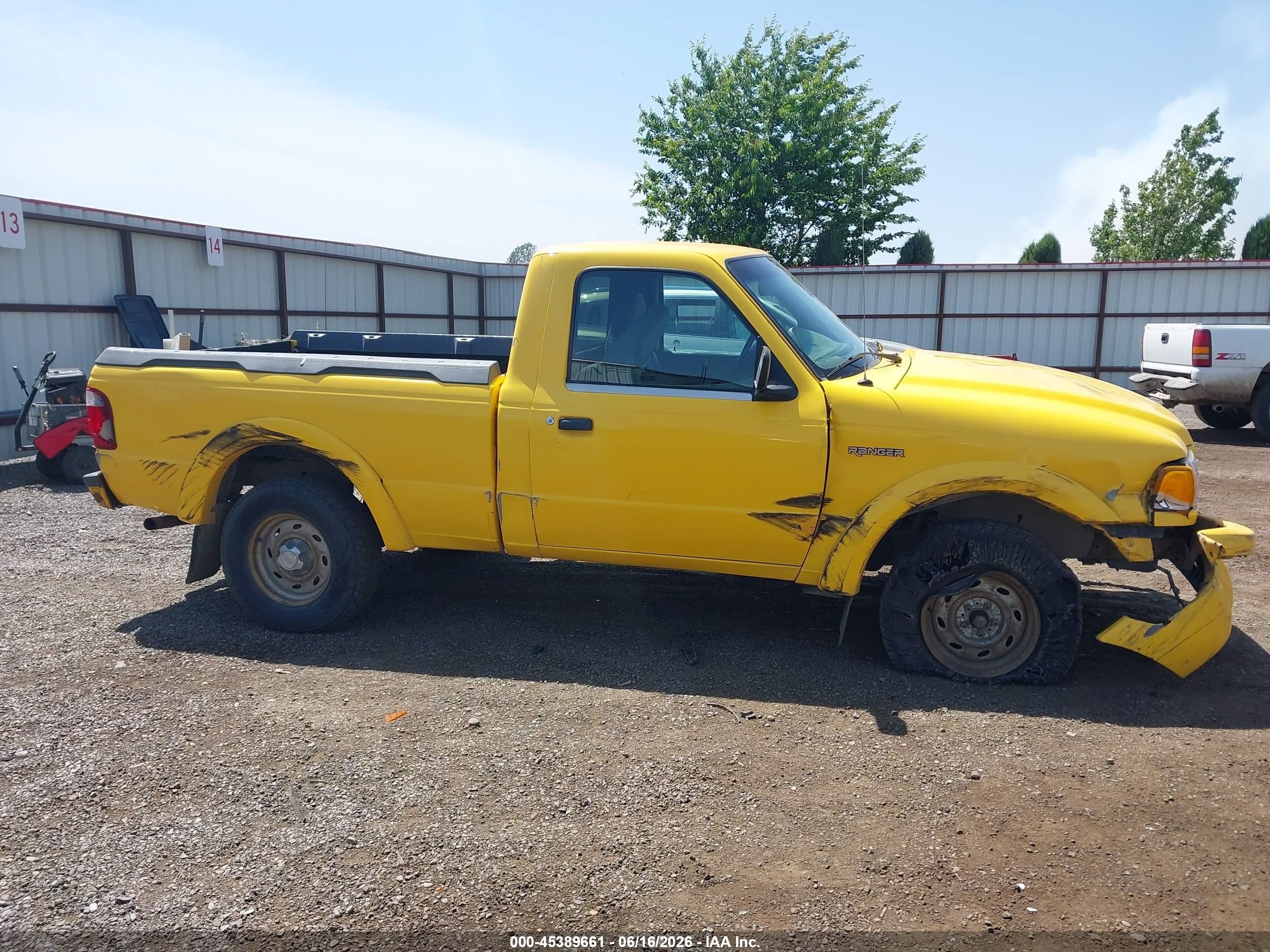 2001 Ford Ranger Edge/xl/xlt Желтый vin: 1FTYR10UX1TA52432