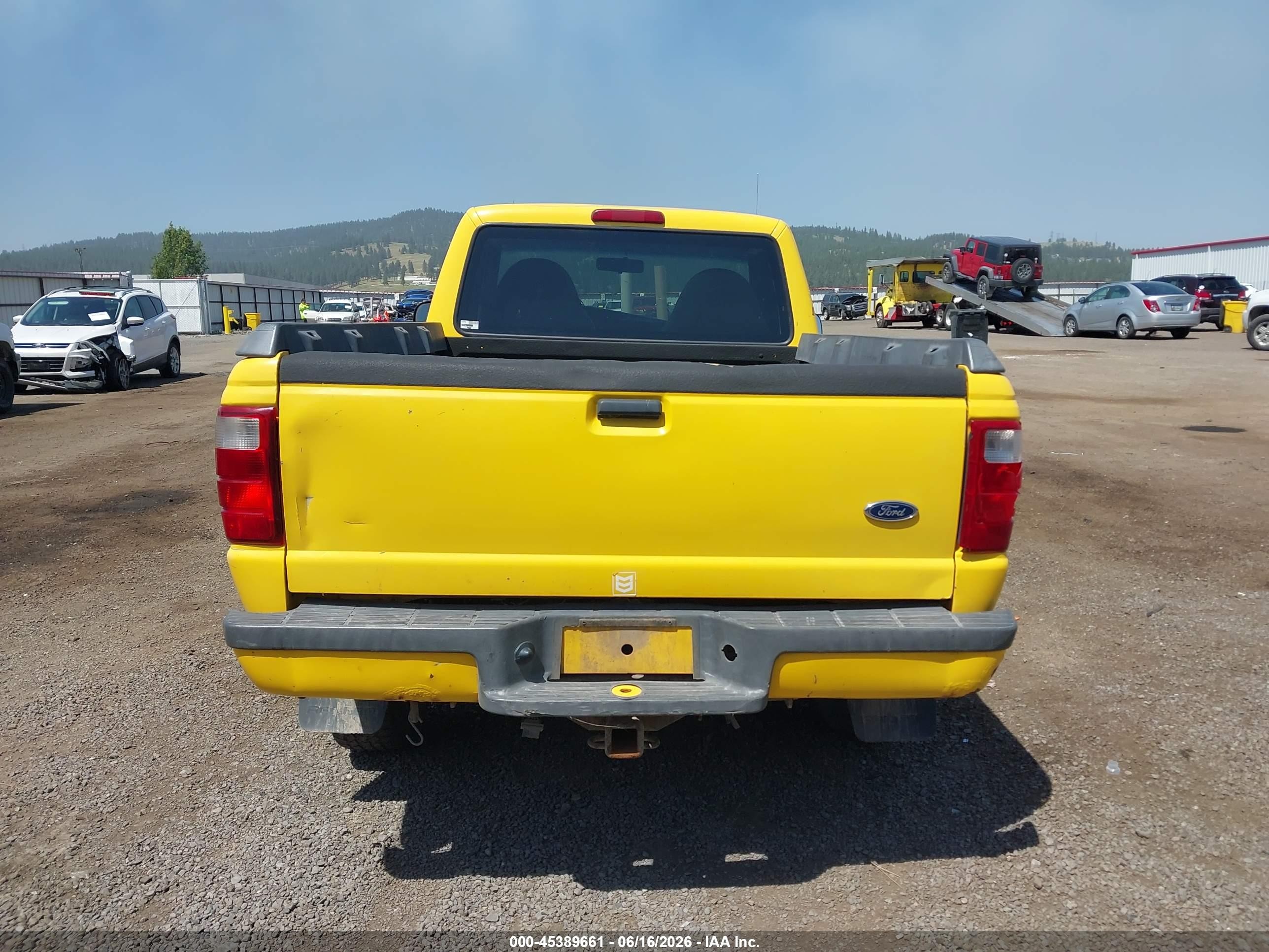 2001 Ford Ranger Edge/xl/xlt Желтый vin: 1FTYR10UX1TA52432
