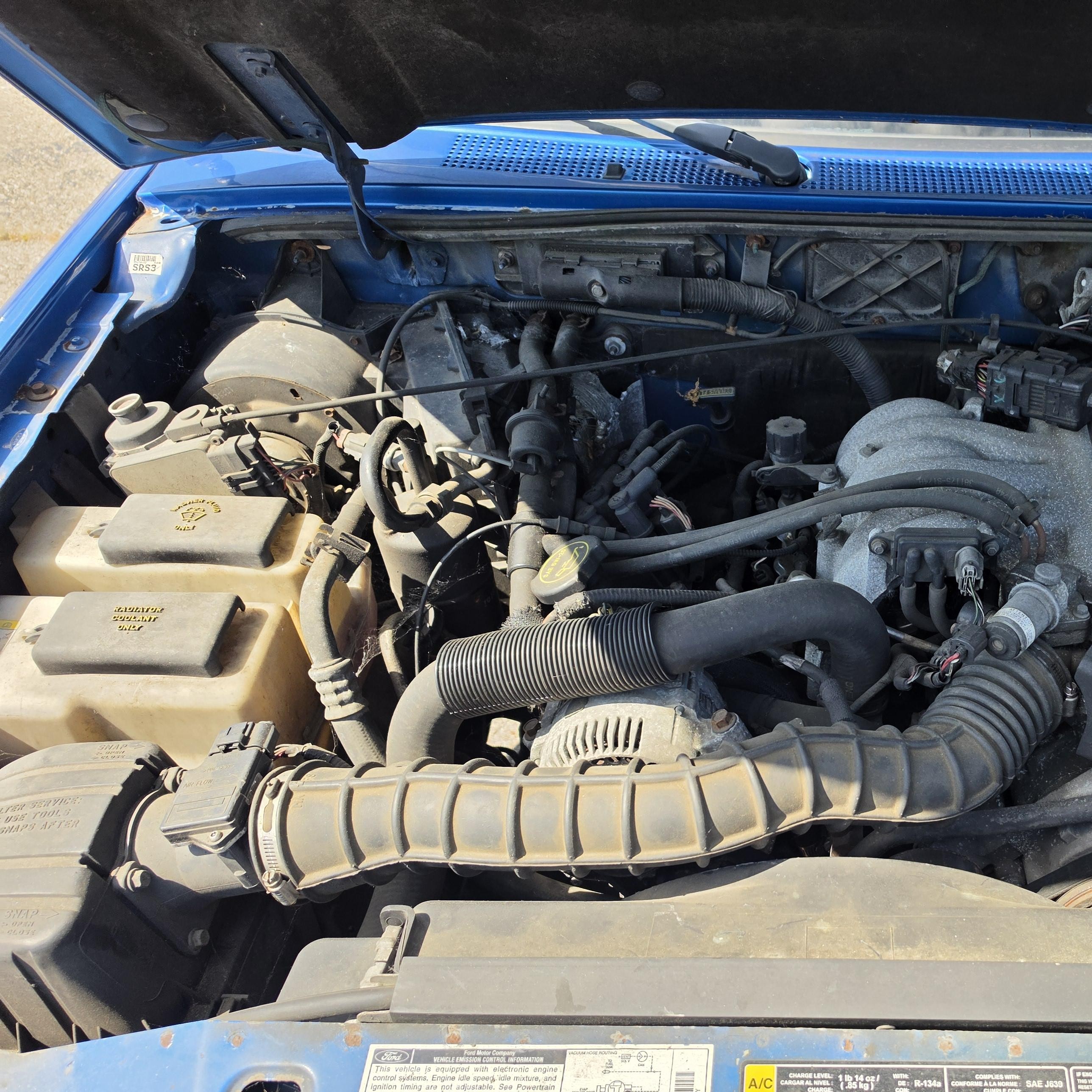 2001 Ford Ranger   Синий vin: 1FTYR10UX1TA91831