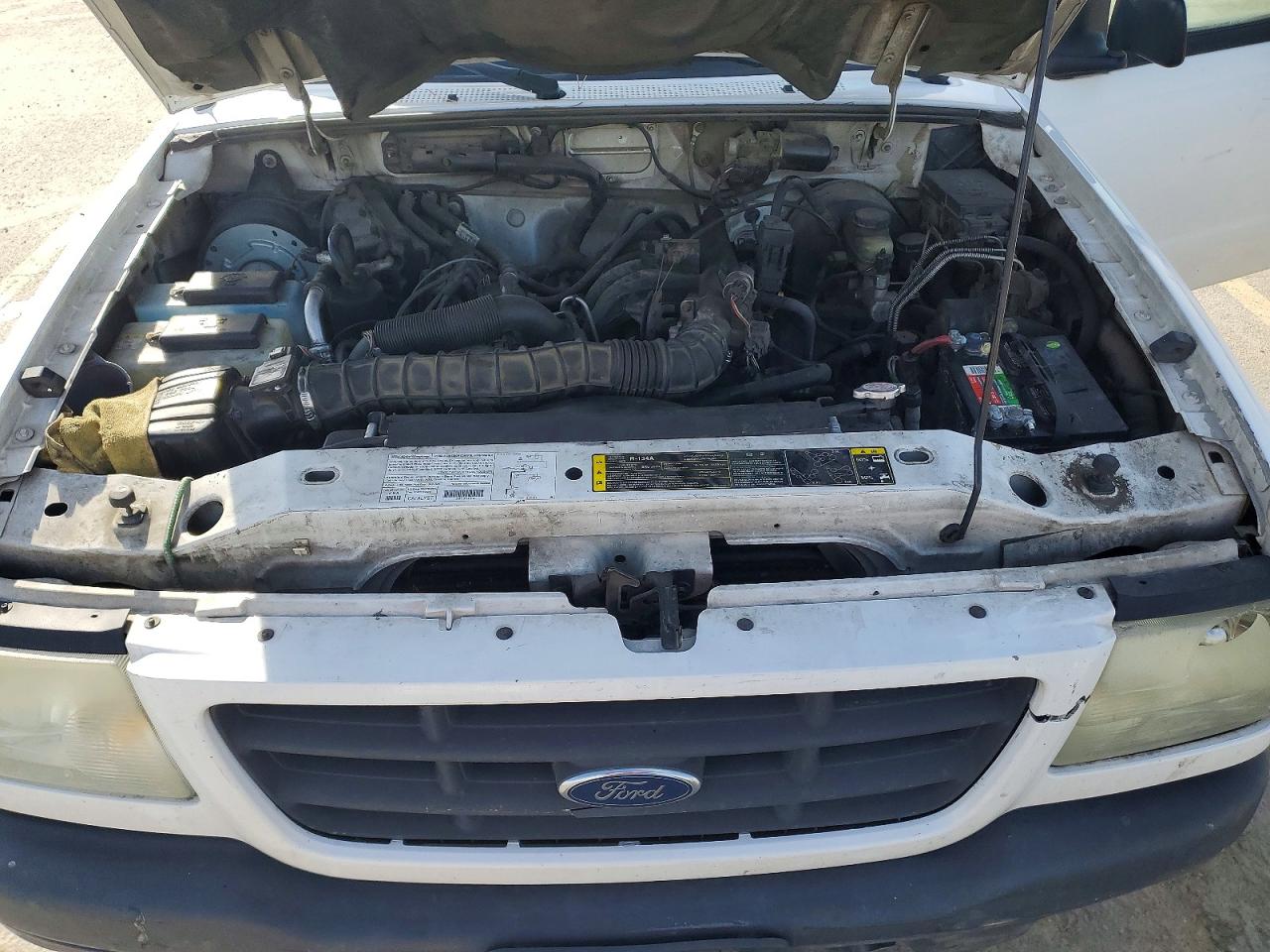 2003 Ford Ranger White vin: 1FTYR10UX3PB69892