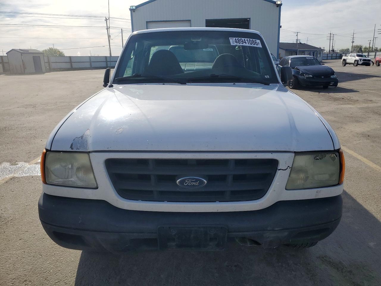 2003 Ford Ranger White vin: 1FTYR10UX3PB69892