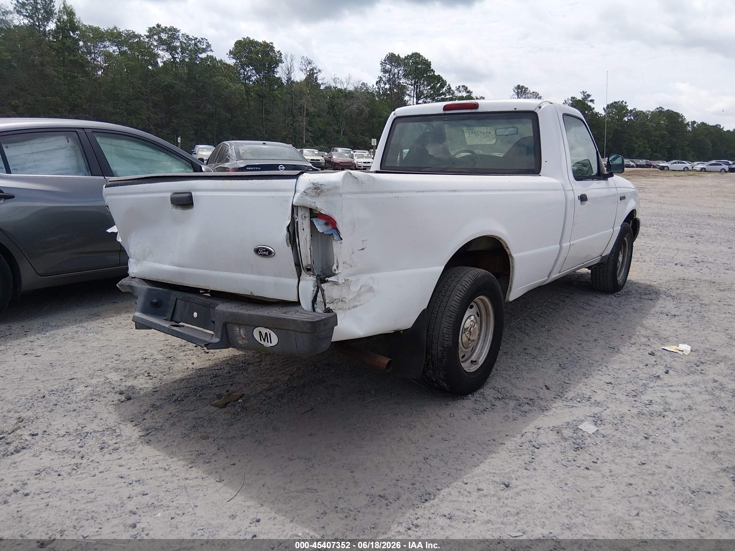 2003 Ford Ranger Edge/xl/xlt Белый vin: 1FTYR10UX3TA25587