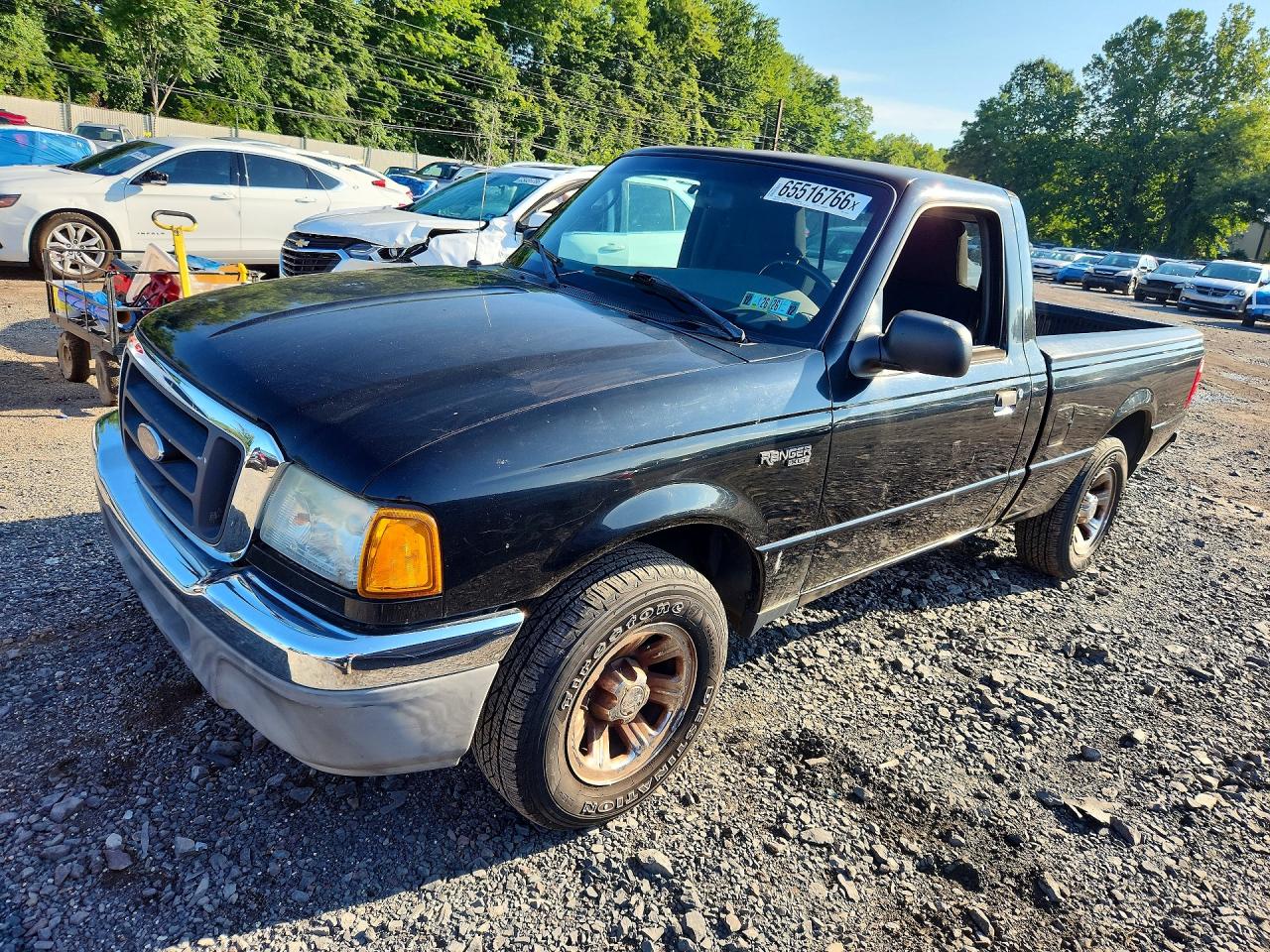 2004 Ford Ranger Black vin: 1FTYR10UX4PA15104