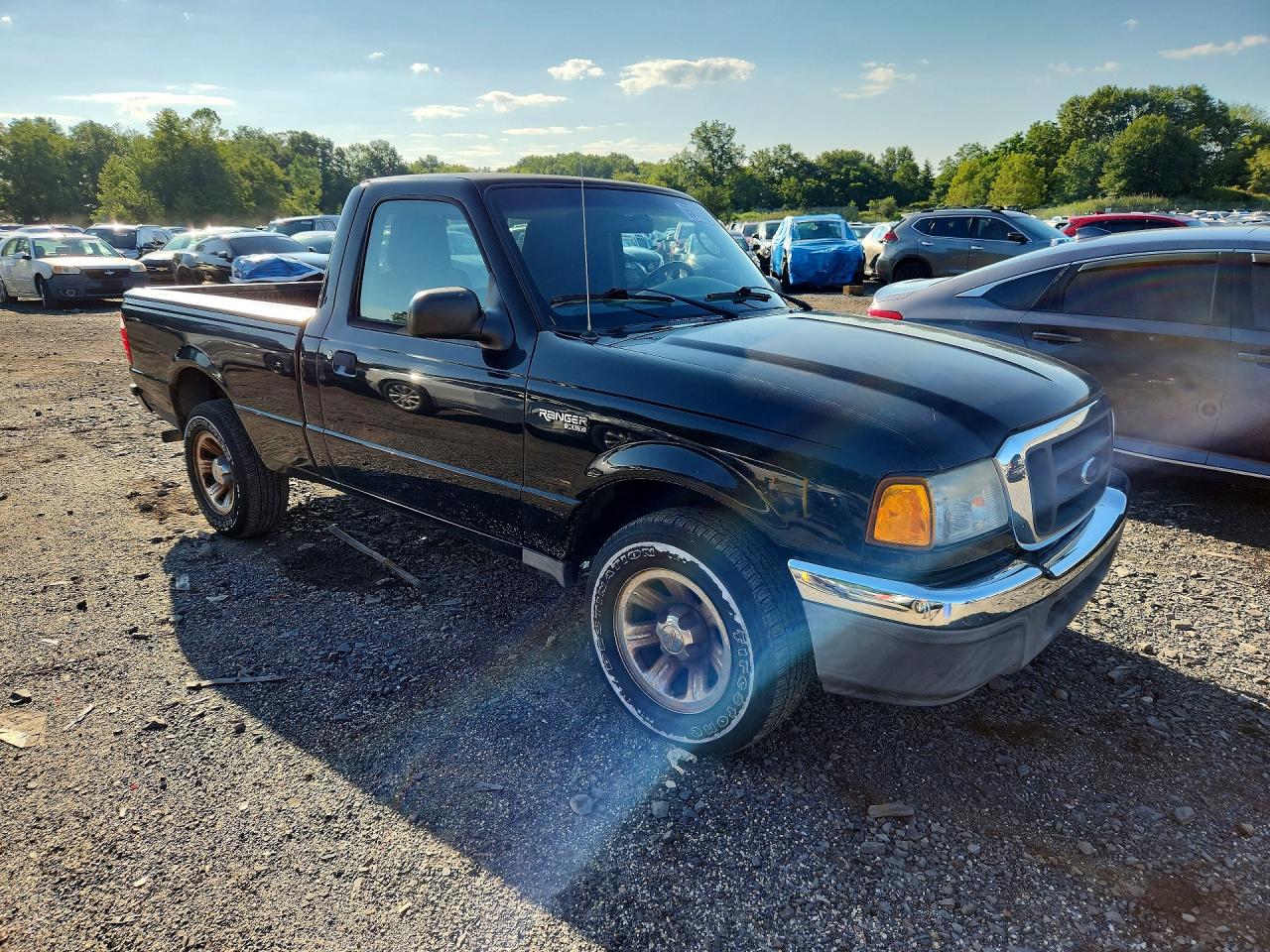 2004 Ford Ranger Black vin: 1FTYR10UX4PA15104