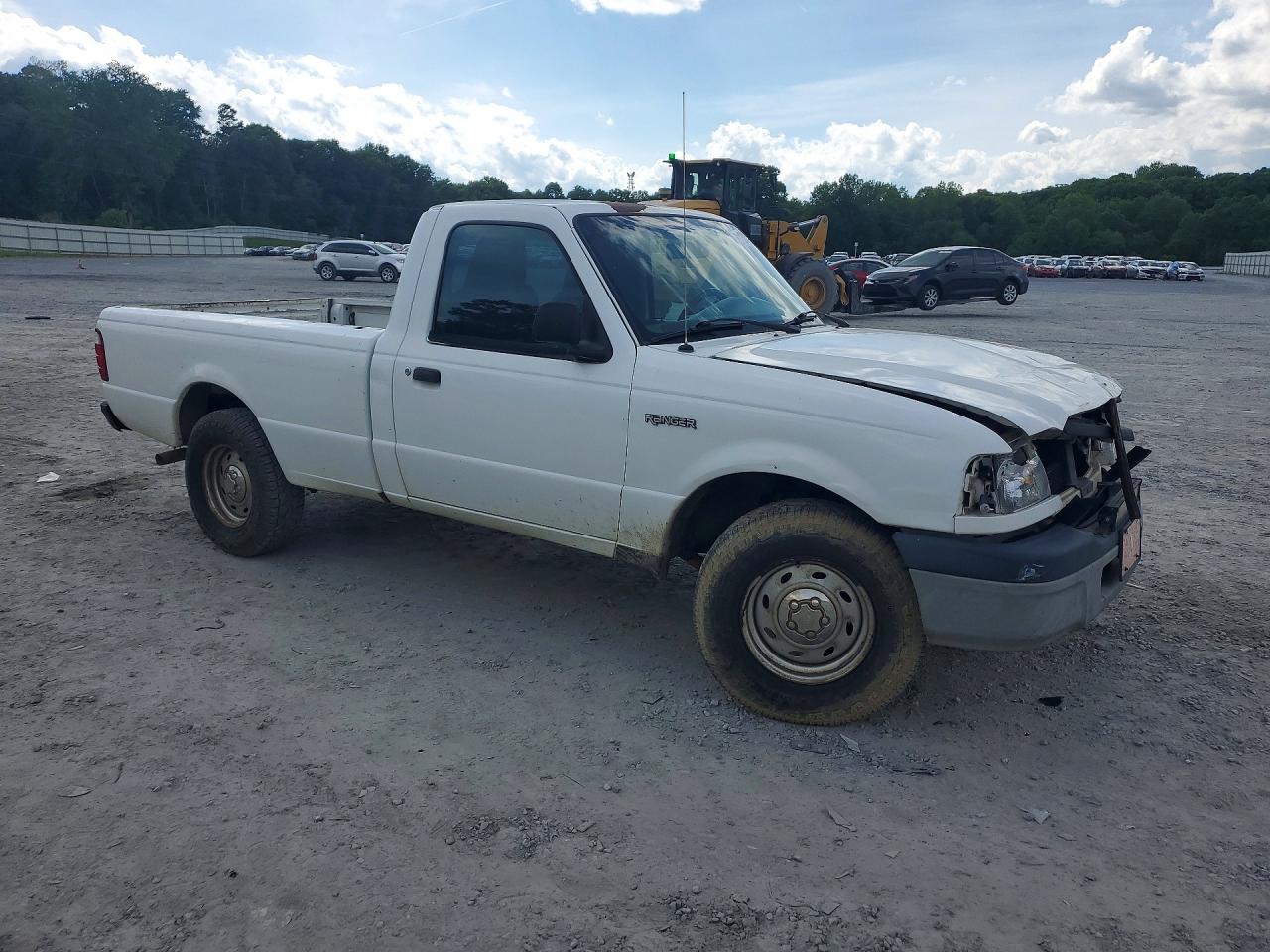 2004 Ford Ranger White vin: 1FTYR10UX4PB35145