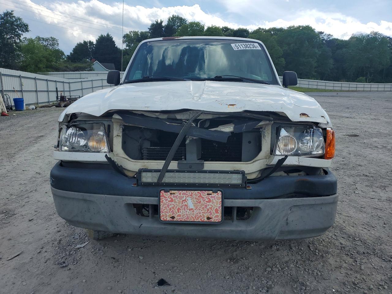 2004 Ford Ranger White vin: 1FTYR10UX4PB35145