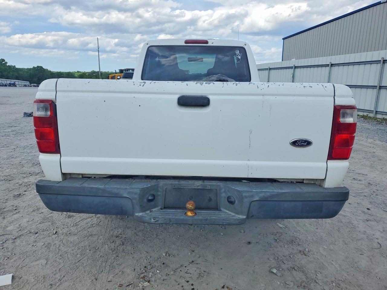 2004 Ford Ranger White vin: 1FTYR10UX4PB35145