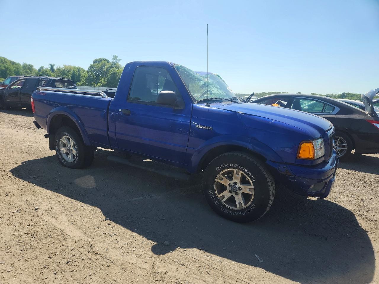 2005 Ford Ranger Blue vin: 1FTYR10UX5PA75143