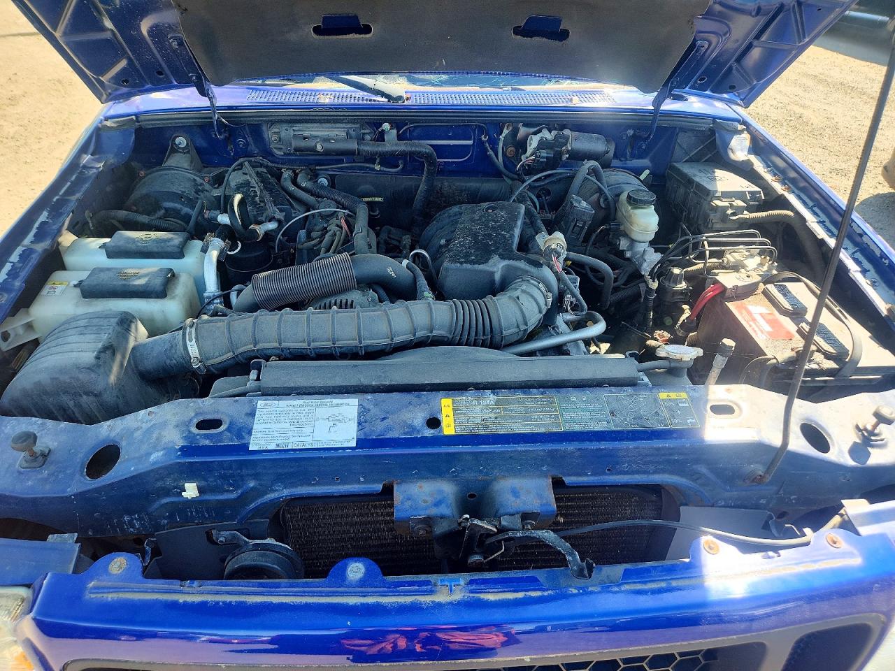 2005 Ford Ranger Blue vin: 1FTYR10UX5PA75143