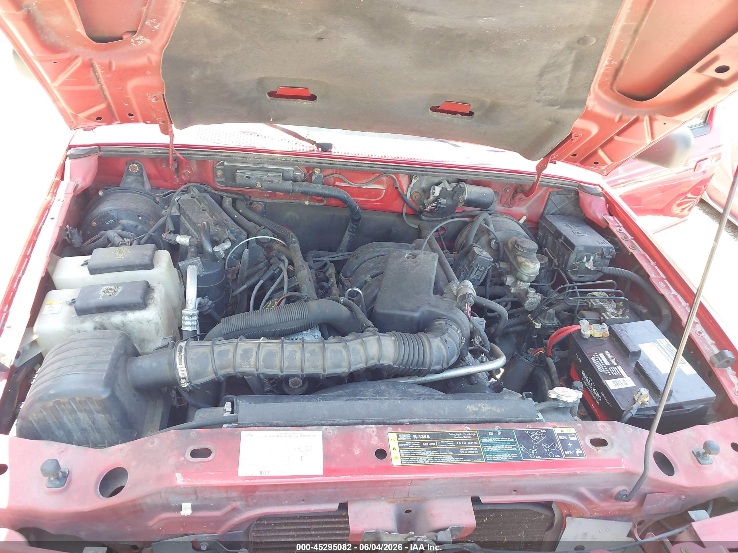 2005 Ford Ranger Edge/stx/xl/xls/xlt Red vin: 1FTYR10UX5PA85994