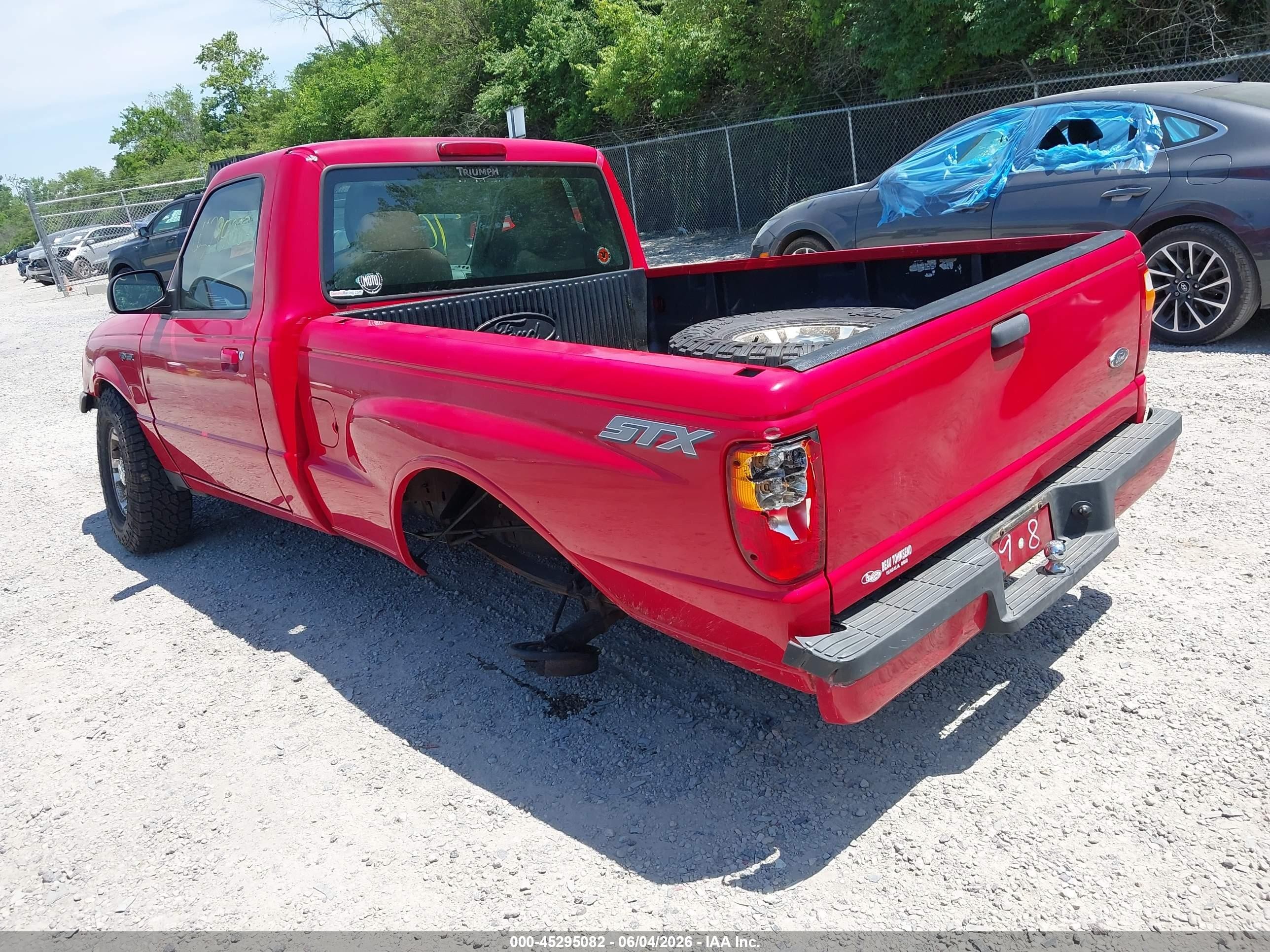 2005 Ford Ranger Edge/stx/xl/xls/xlt Red vin: 1FTYR10UX5PA85994