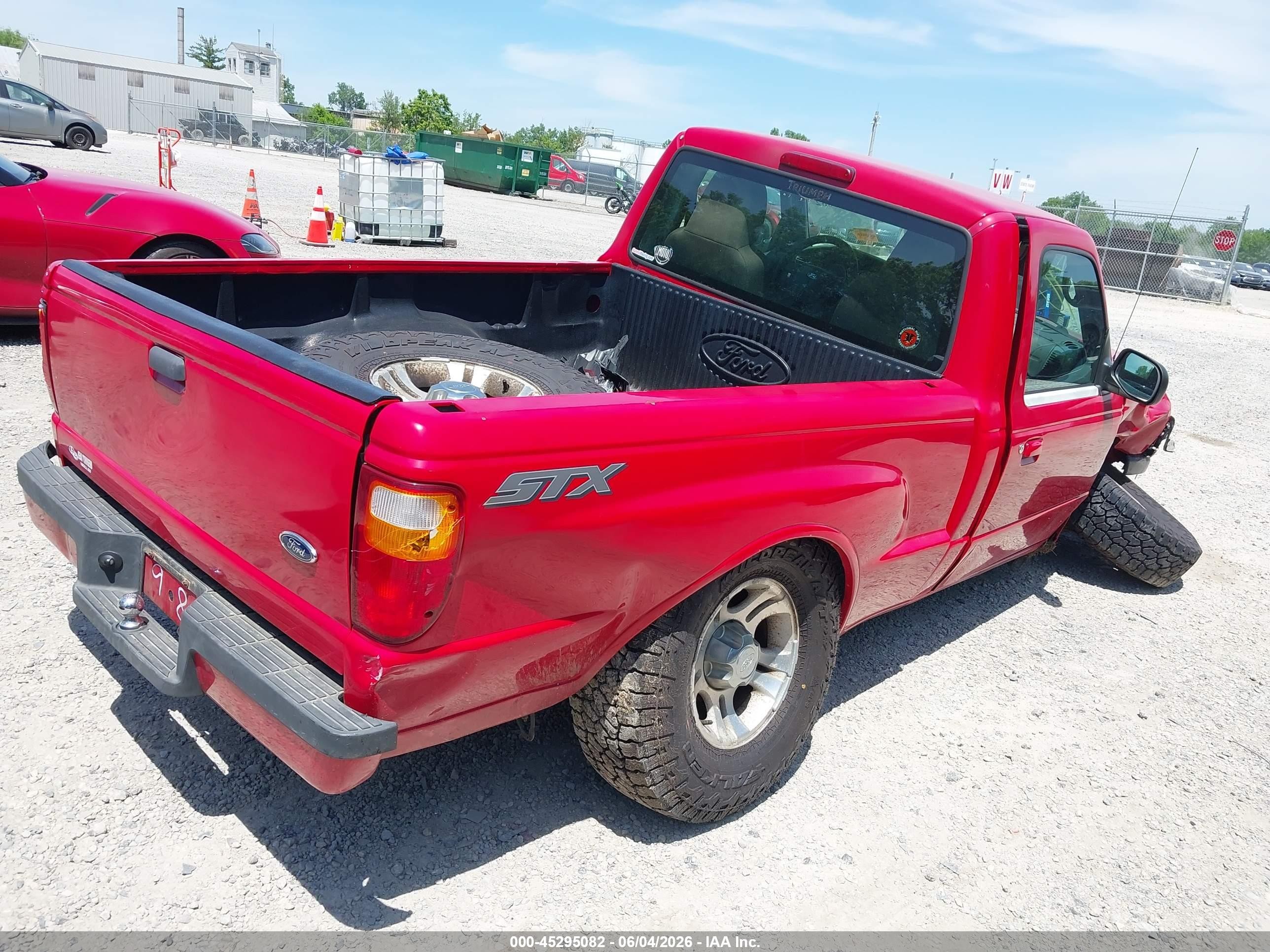 2005 Ford Ranger Edge/stx/xl/xls/xlt Red vin: 1FTYR10UX5PA85994