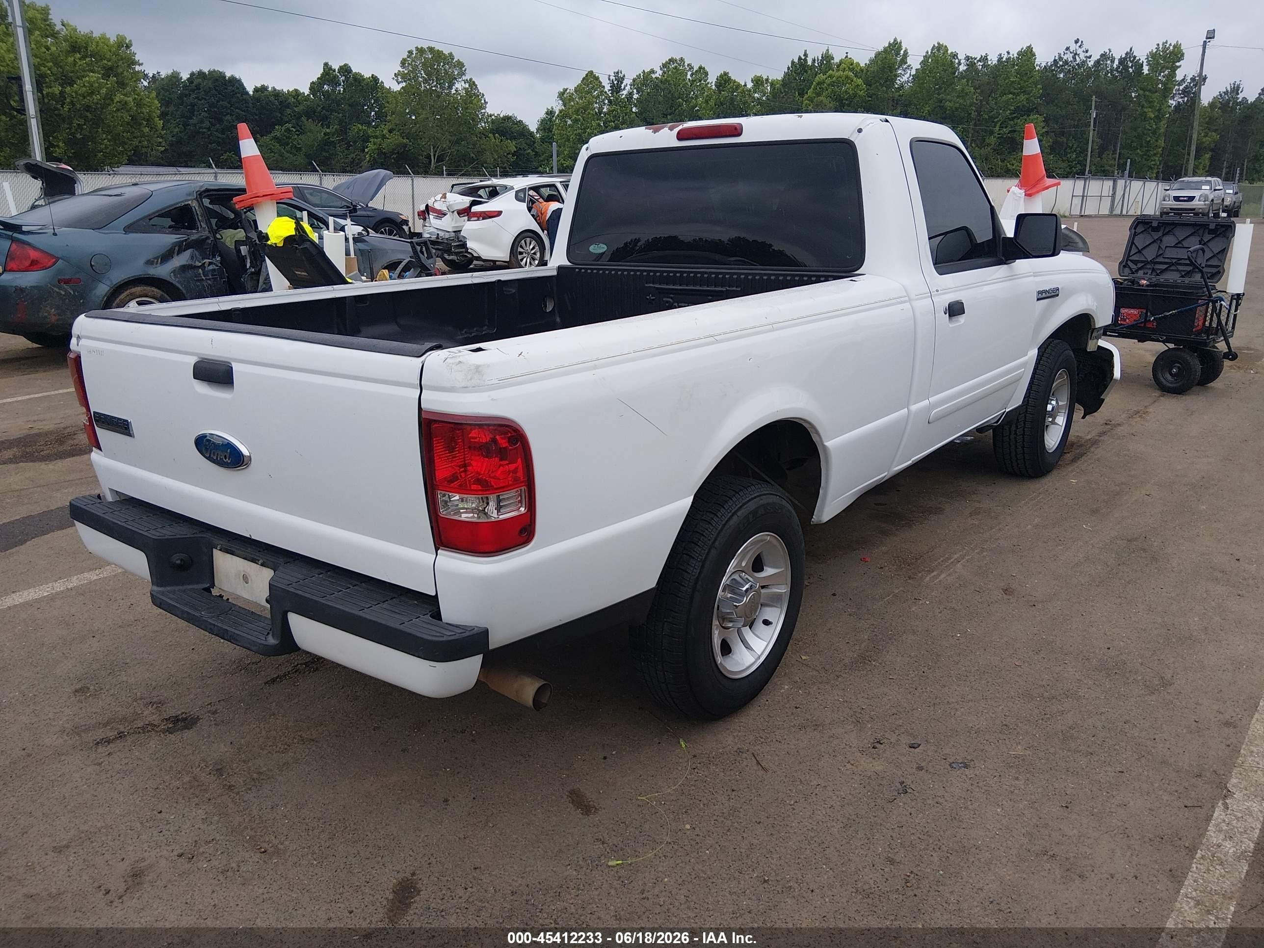 2006 Ford Ranger Sport/stx/xl/xlt White vin: 1FTYR10UX6PA47585