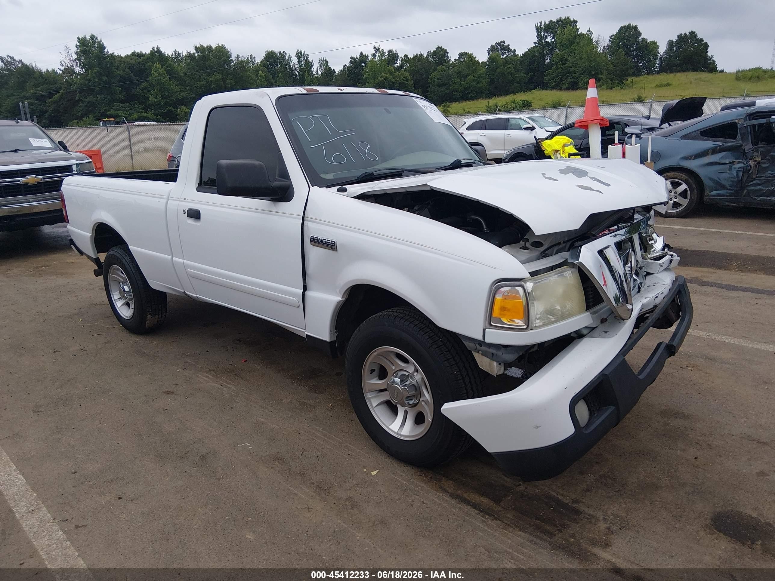 2006 Ford Ranger Sport/stx/xl/xlt White vin: 1FTYR10UX6PA47585