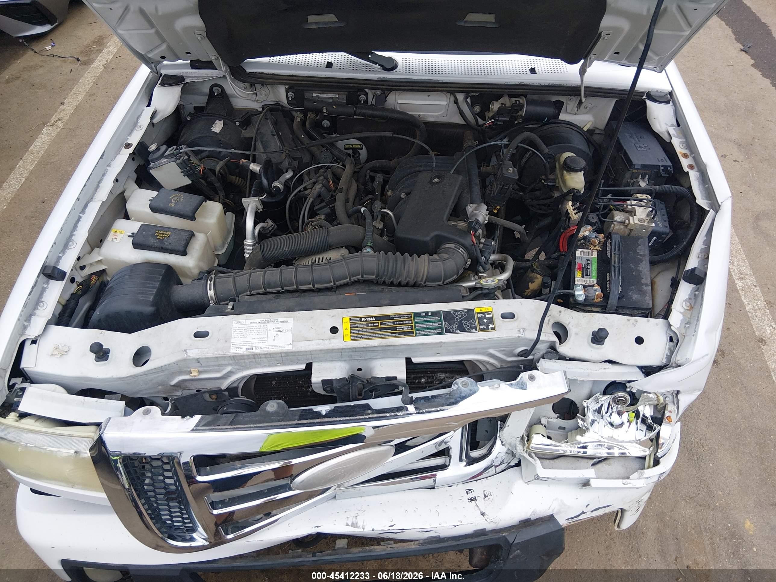 2006 Ford Ranger Sport/stx/xl/xlt White vin: 1FTYR10UX6PA47585