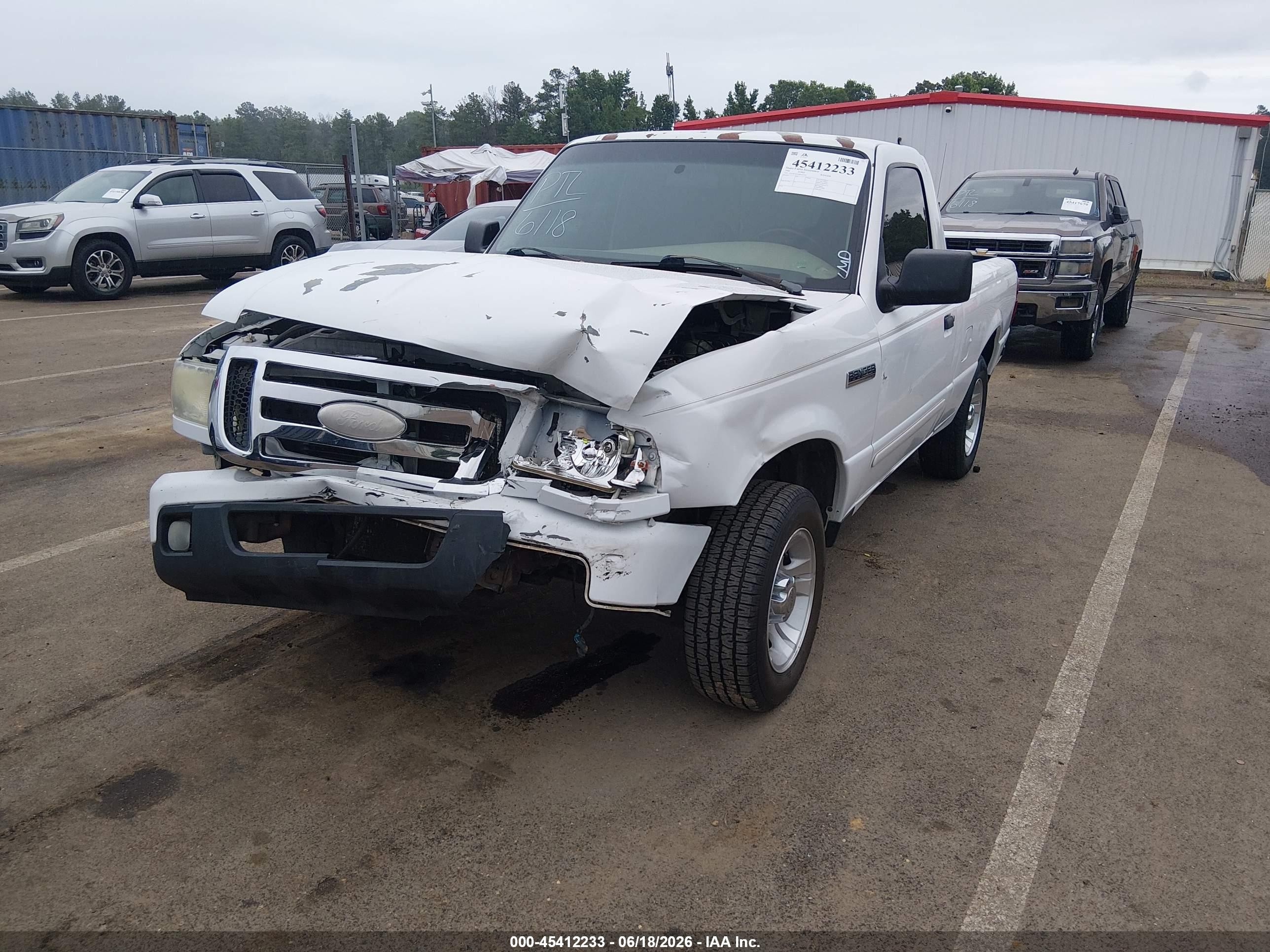 2006 Ford Ranger Sport/stx/xl/xlt White vin: 1FTYR10UX6PA47585