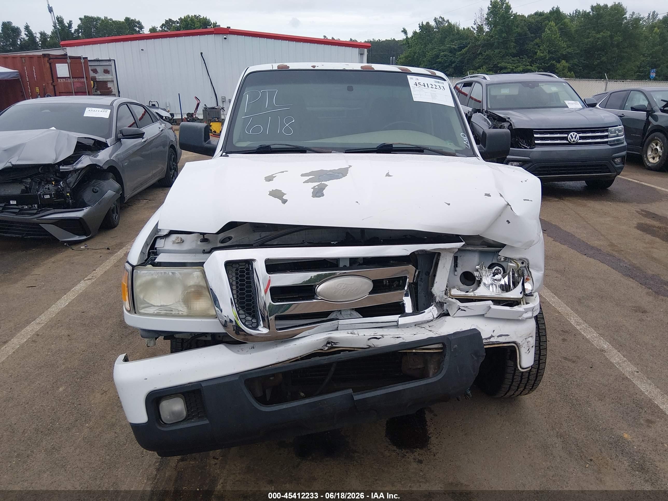 2006 Ford Ranger Sport/stx/xl/xlt White vin: 1FTYR10UX6PA47585