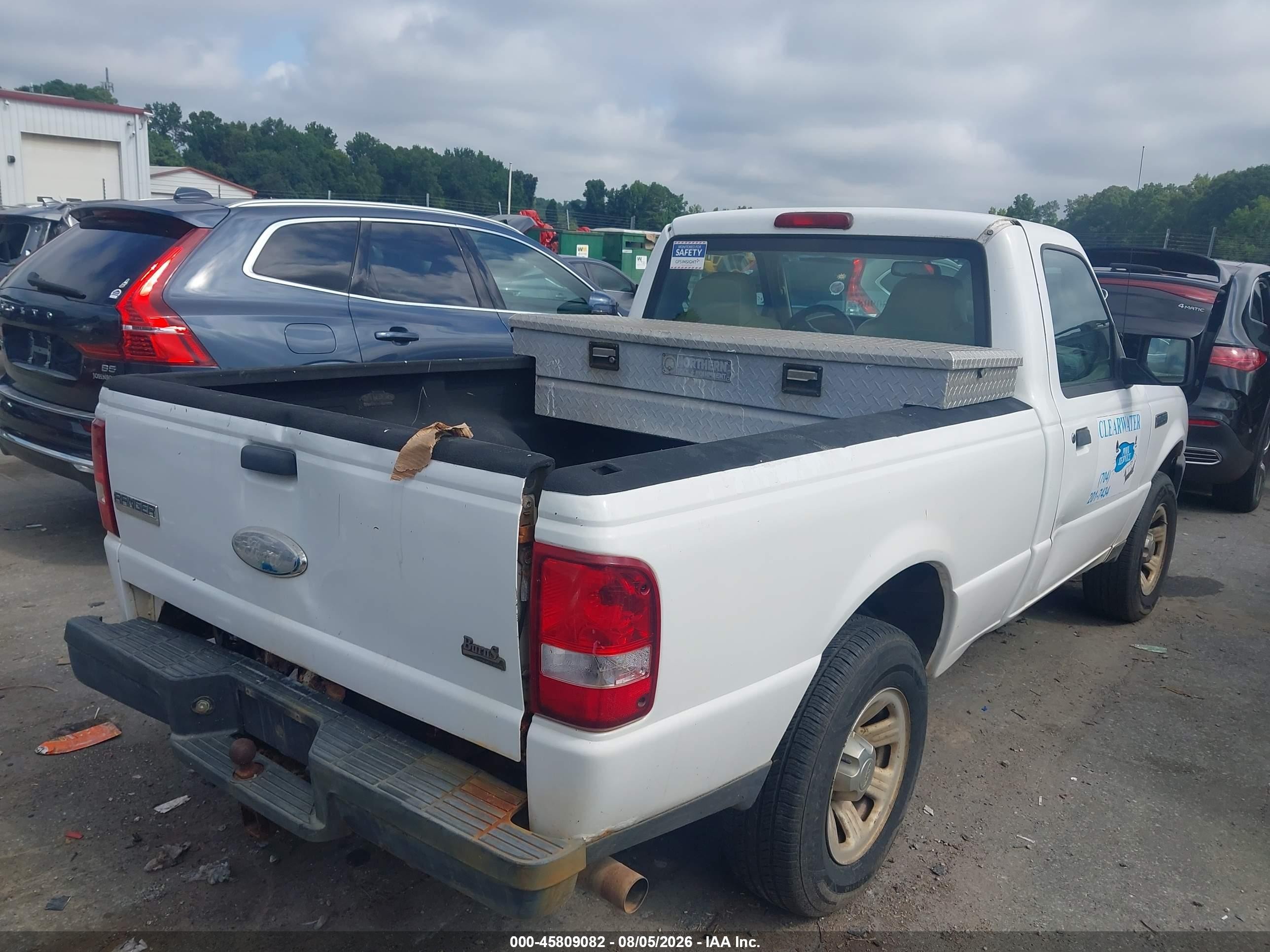 2008 Ford Ranger Sport/xl/xlt White vin: 1FTYR10UX8PA39523