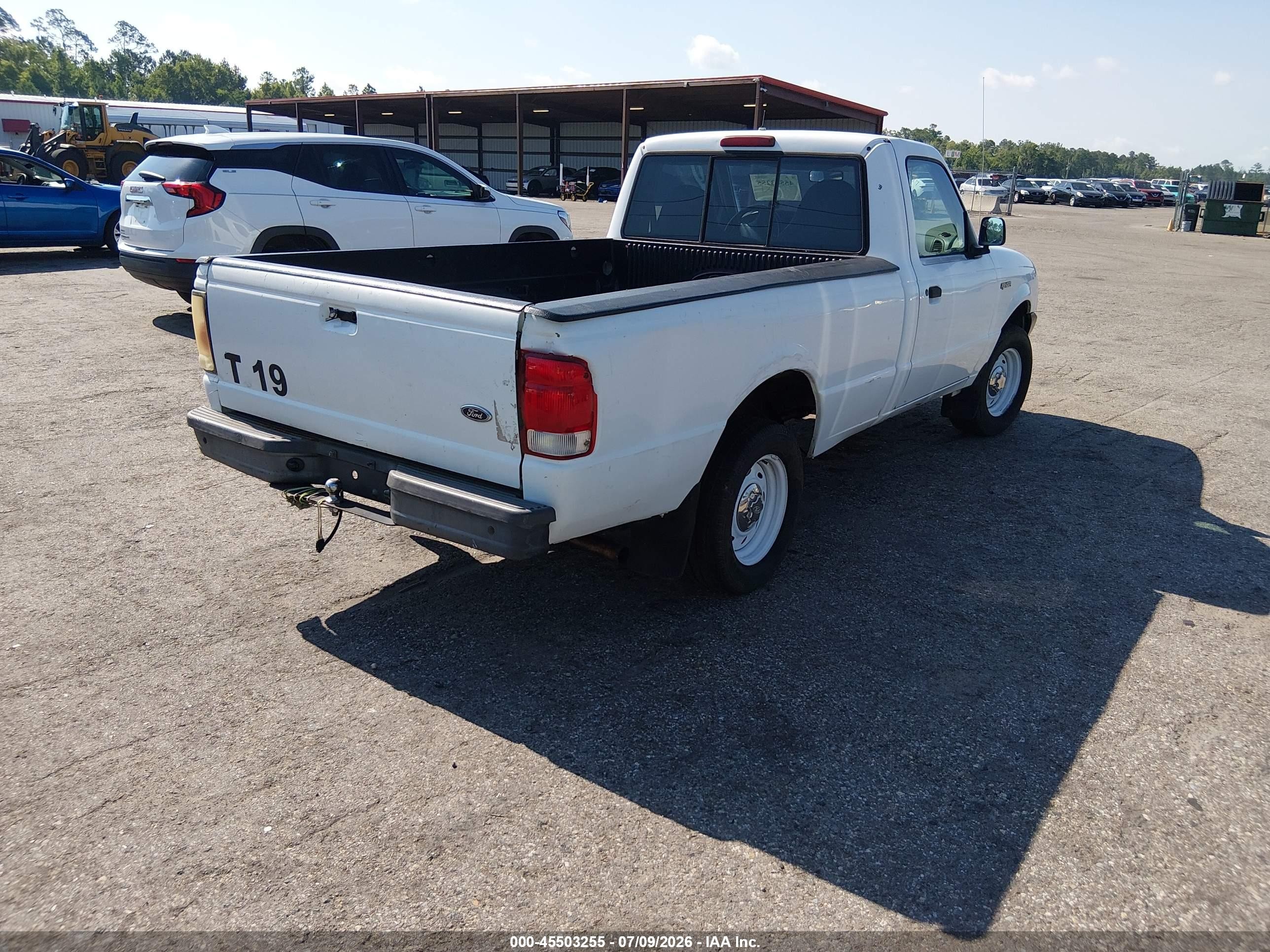 2000 Ford Ranger Xl/xlt White vin: 1FTYR10V0YTB12124