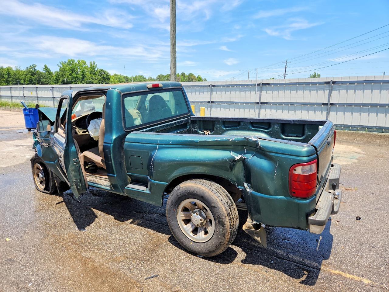 2000 Ford Ranger Green vin: 1FTYR10V1YPB82353