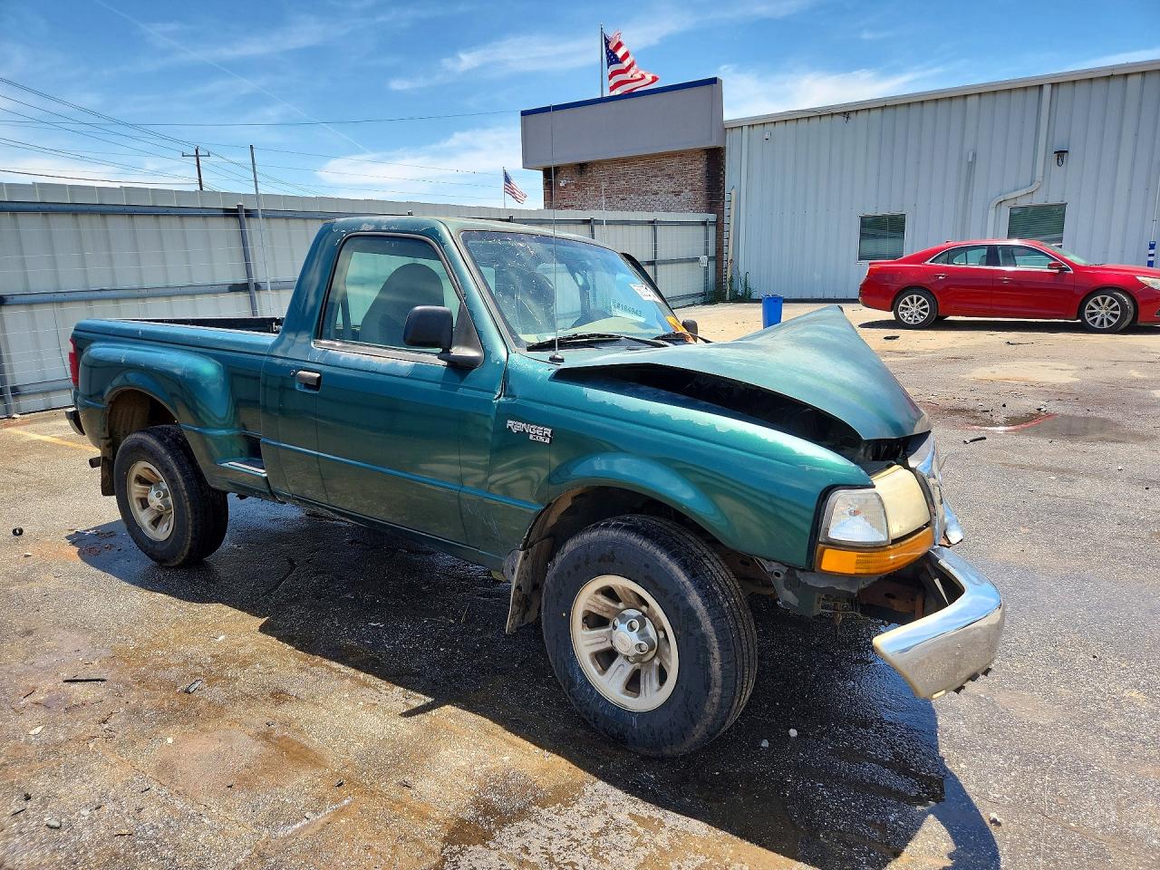 2000 Ford Ranger Green vin: 1FTYR10V1YPB82353