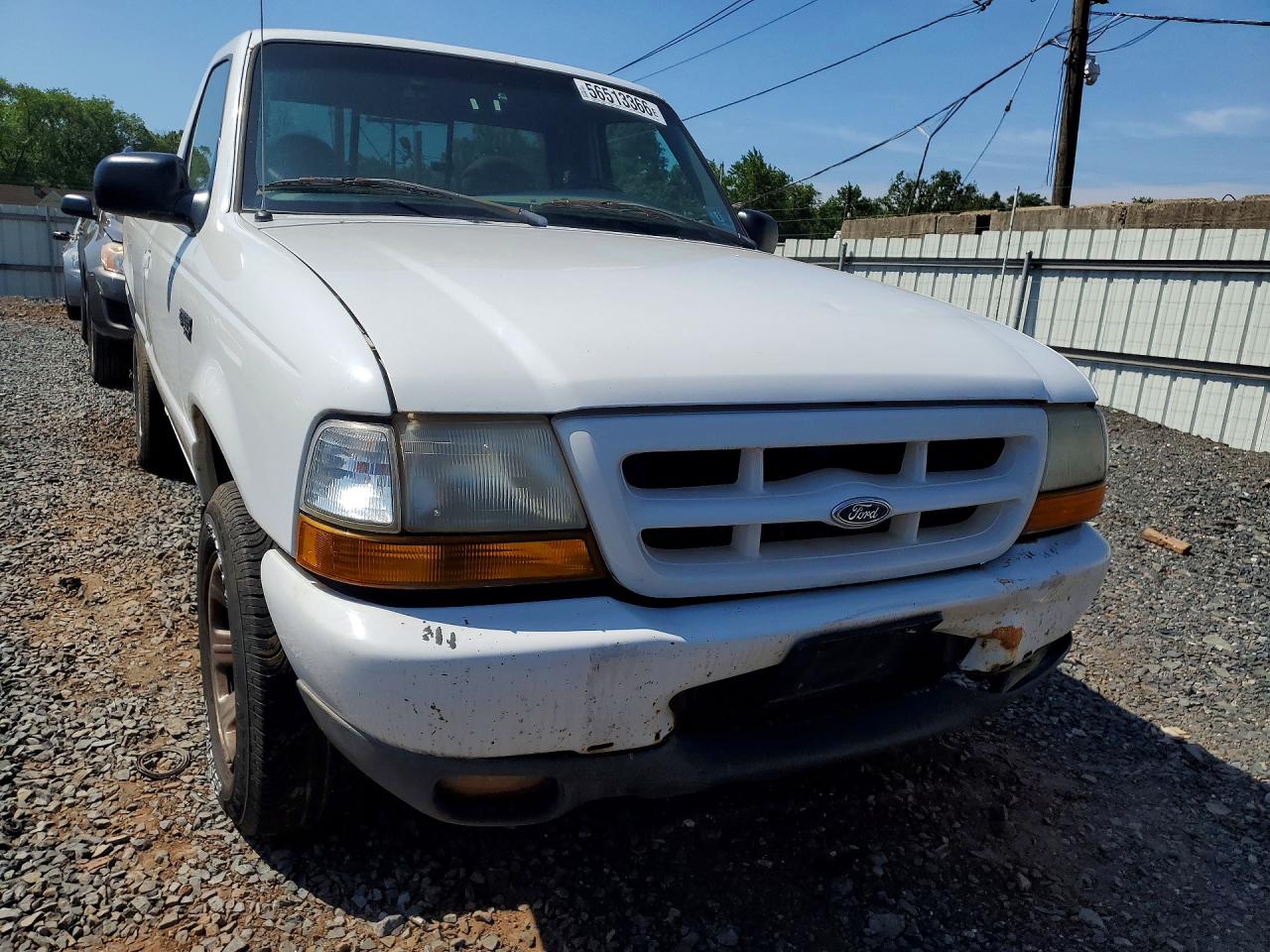2000 Ford Ranger White vin: 1FTYR10V1YTA75665