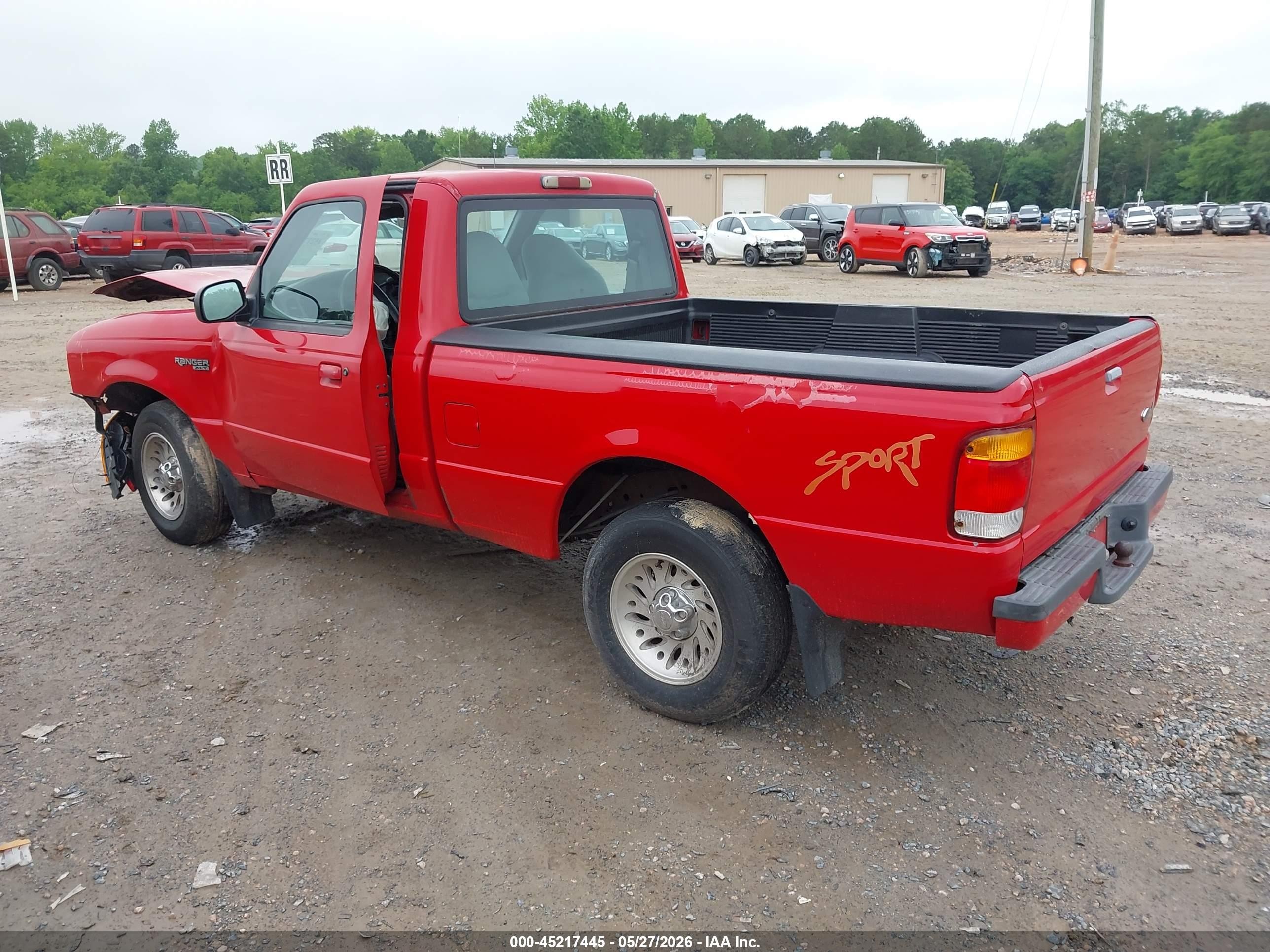 1999 Ford Ranger Xl/xlt Red vin: 1FTYR10V2XPA68697