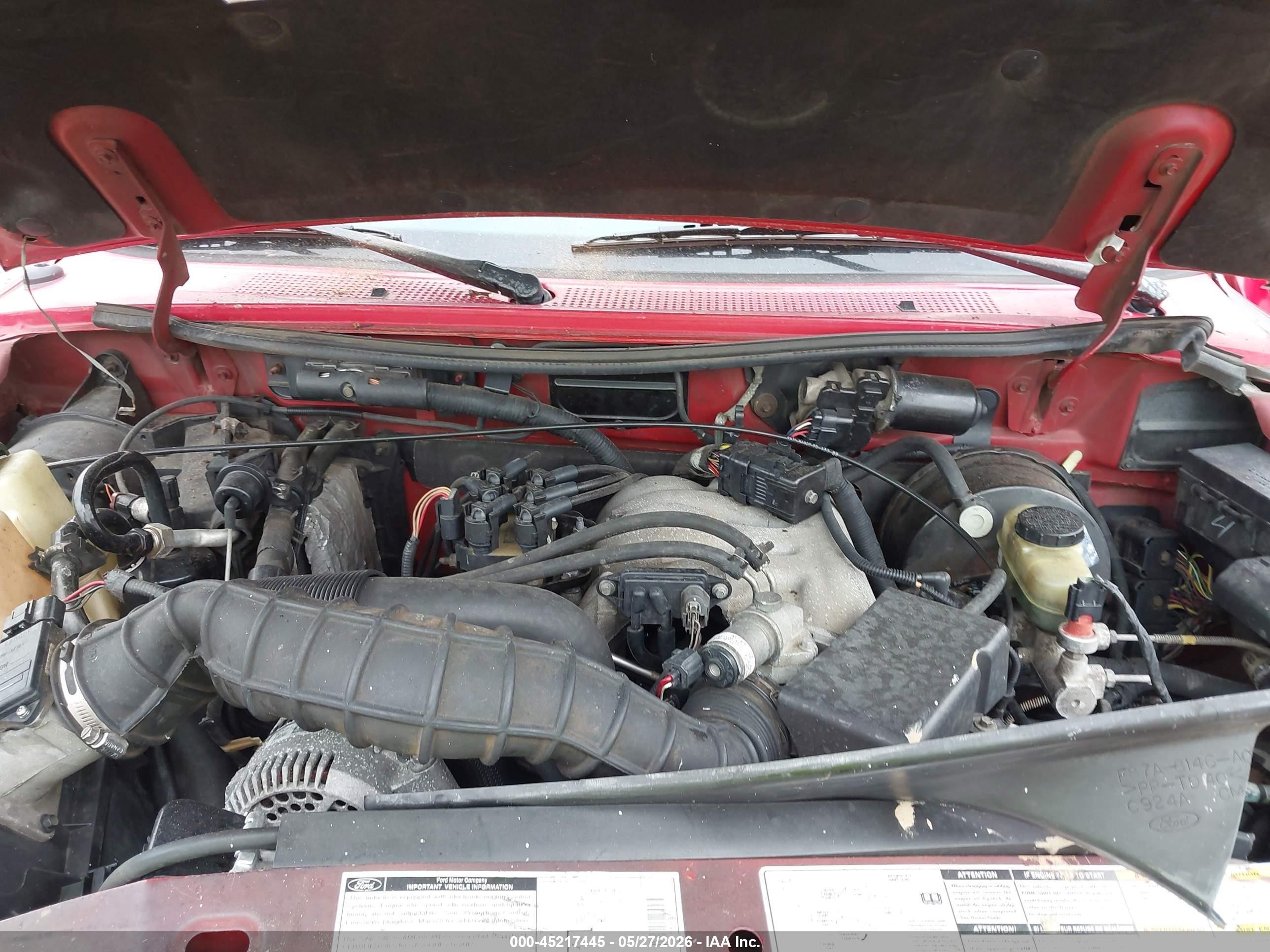 1999 Ford Ranger Xl/xlt Red vin: 1FTYR10V2XPA68697
