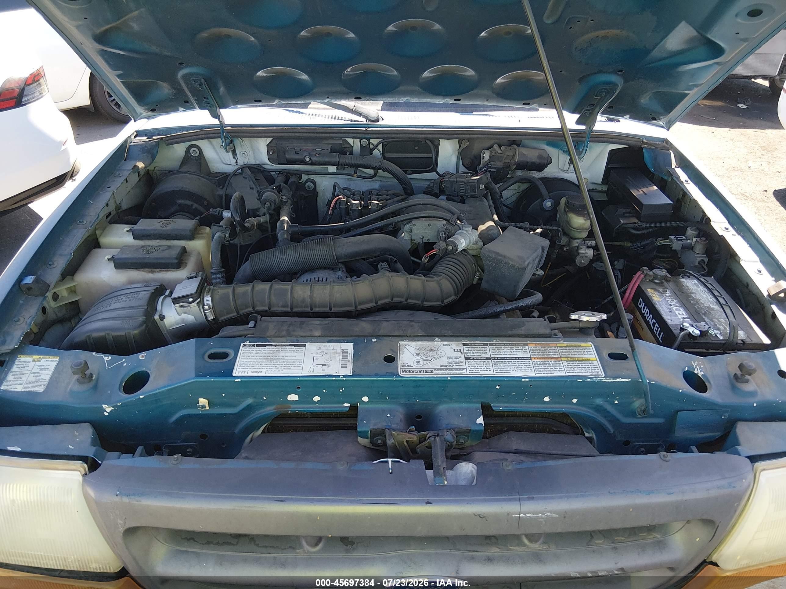2000 Ford Ranger Xl/xlt Blue vin: 1FTYR10V4YPA01679