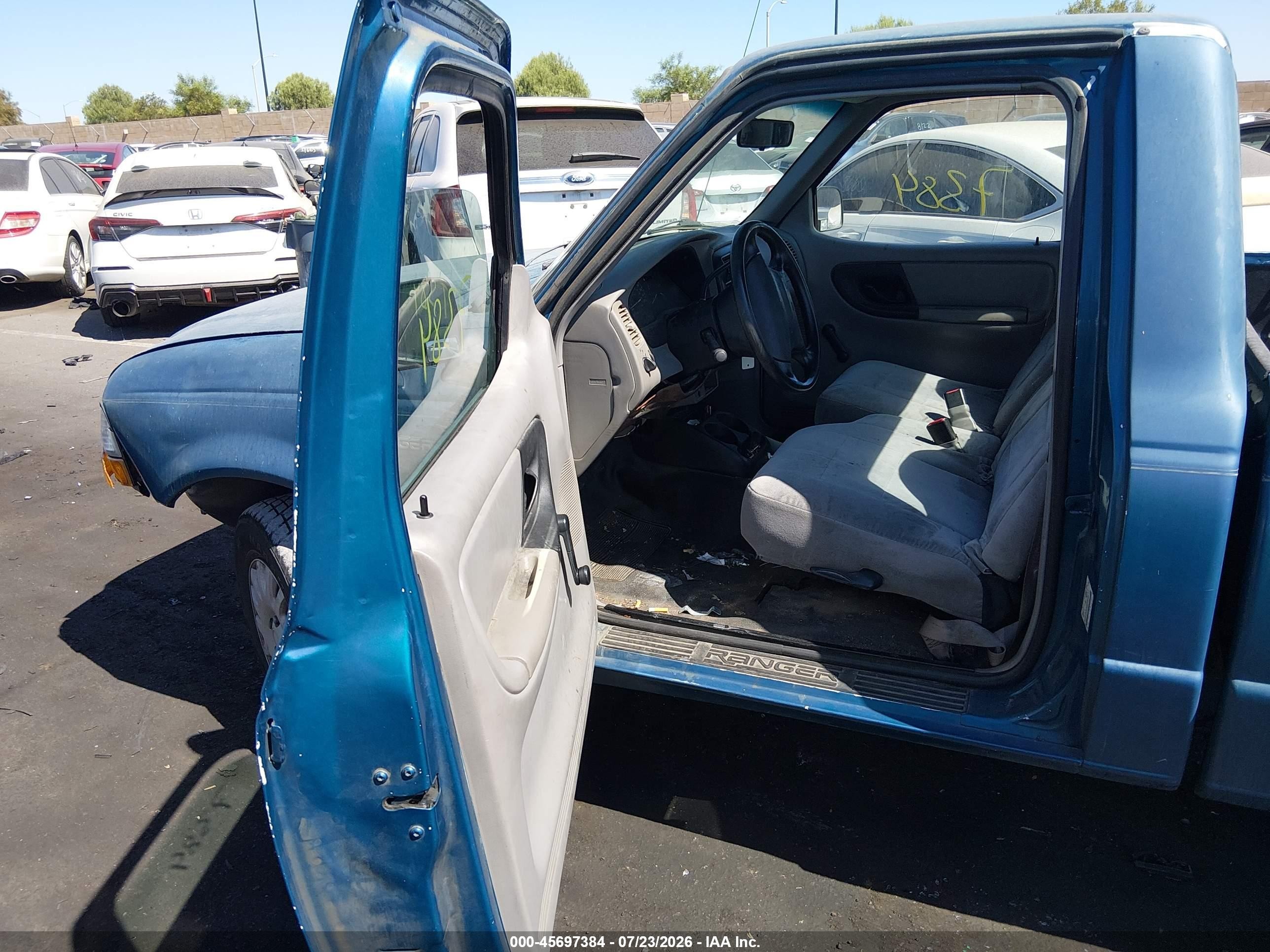 2000 Ford Ranger Xl/xlt Blue vin: 1FTYR10V4YPA01679