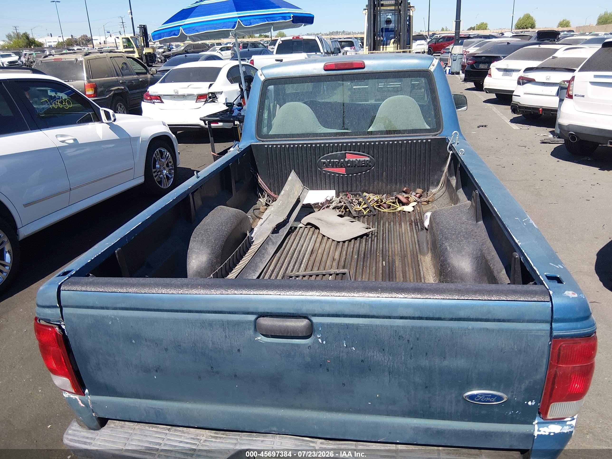 2000 Ford Ranger Xl/xlt Blue vin: 1FTYR10V4YPA01679