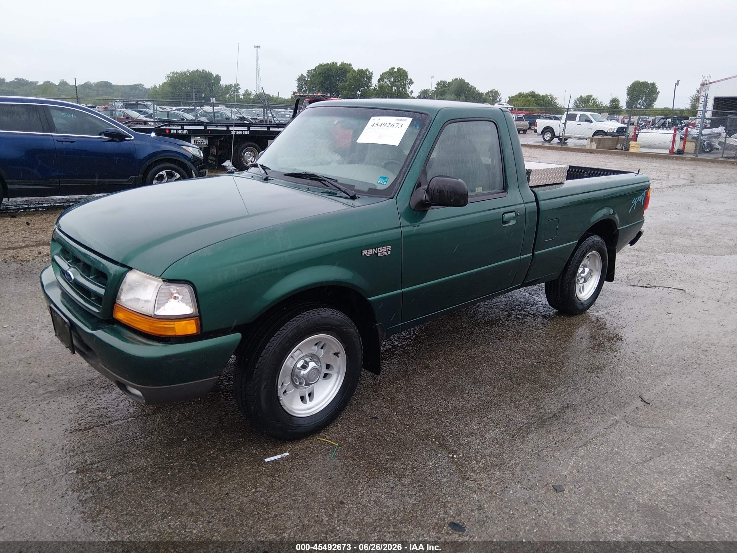 1999 Ford Ranger Xl/xlt Gray vin: 1FTYR10V5XPA81119
