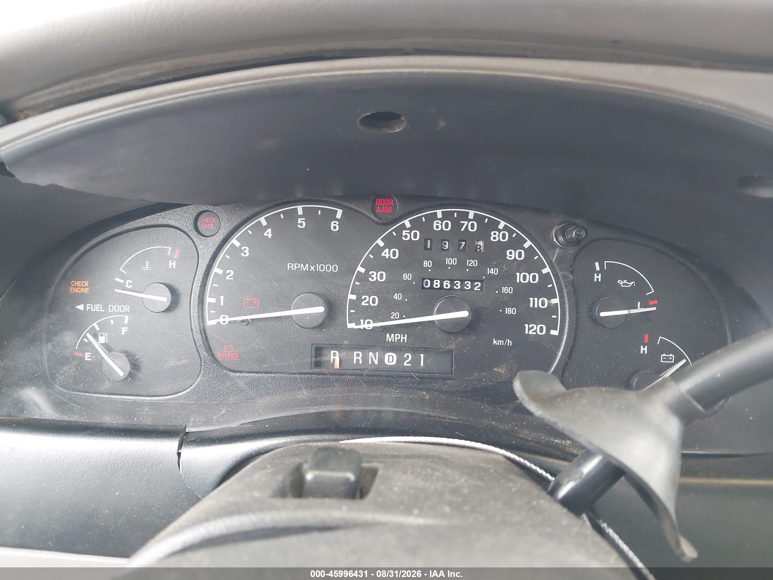 2000 Ford Ranger Xl/xlt White vin: 1FTYR10V5YTB09154