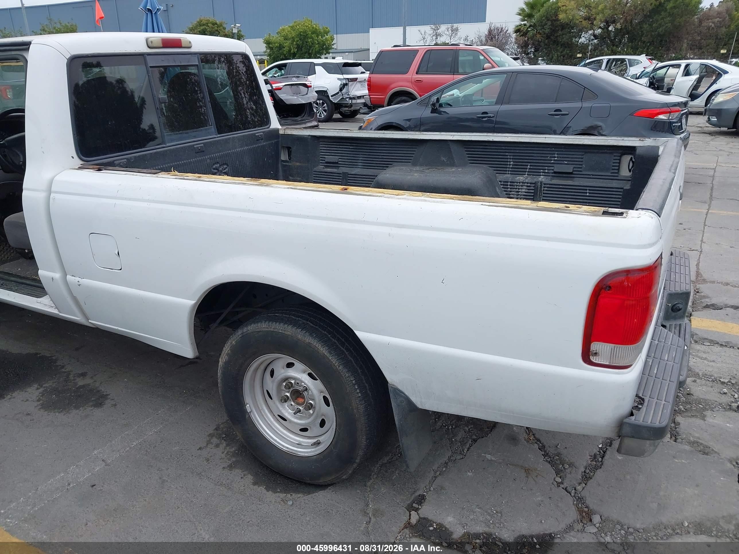 2000 Ford Ranger Xl/xlt White vin: 1FTYR10V5YTB09154