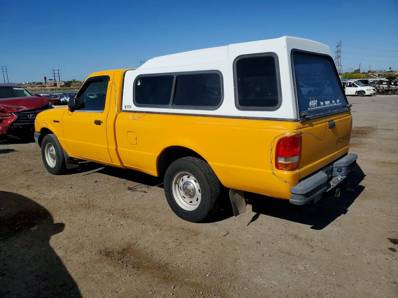 2000 Ford Ranger Yellow vin: 1FTYR10V6YPA38586