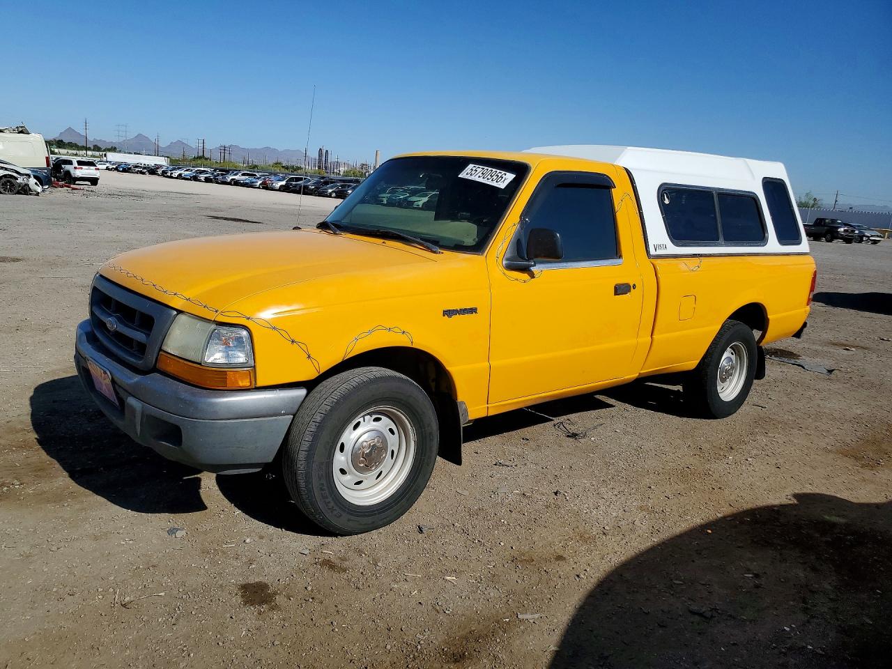 2000 Ford Ranger Yellow vin: 1FTYR10V6YPA38586