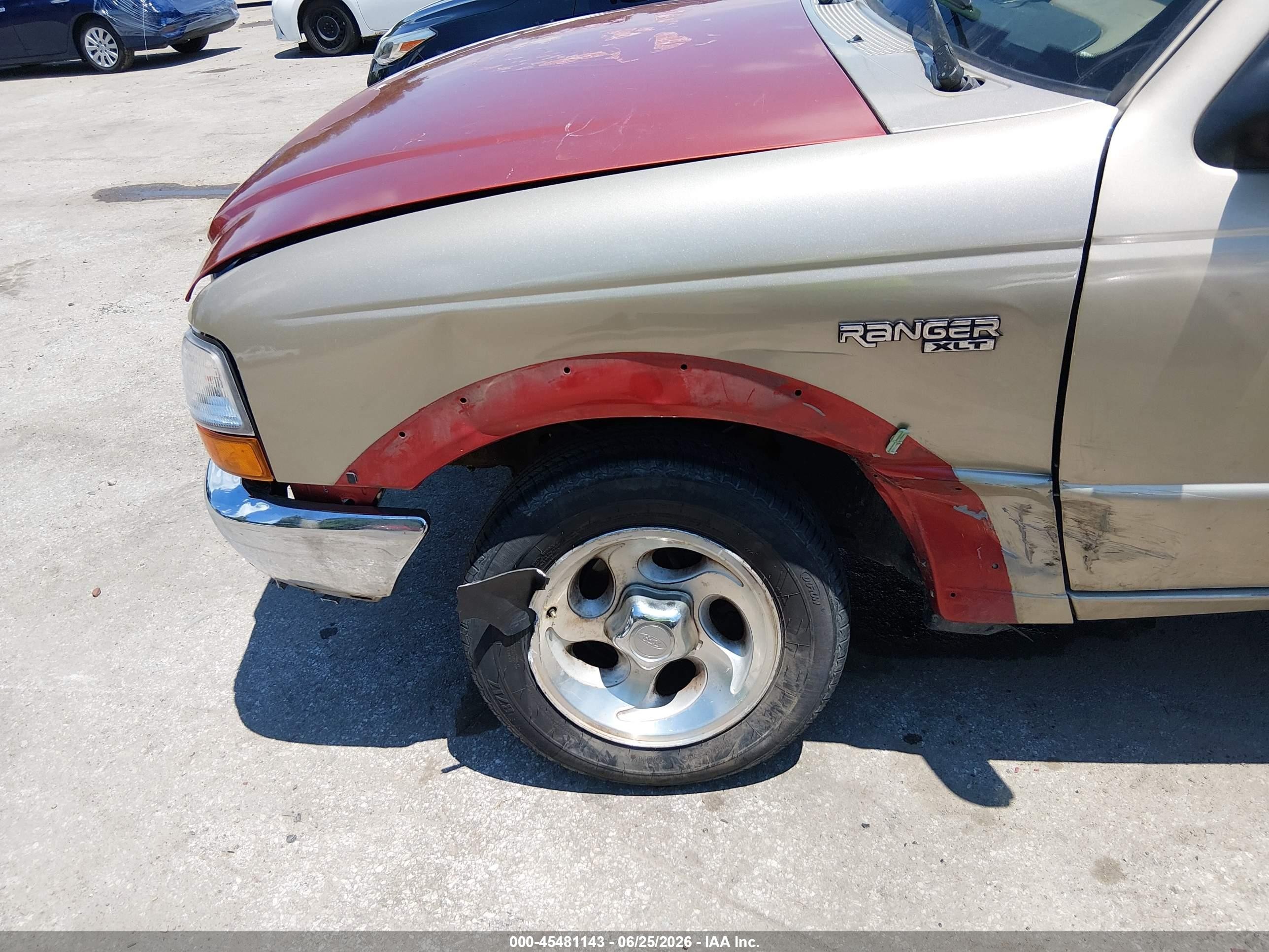 1999 Ford Ranger Xl/xlt Gold vin: 1FTYR10V7XUB89078