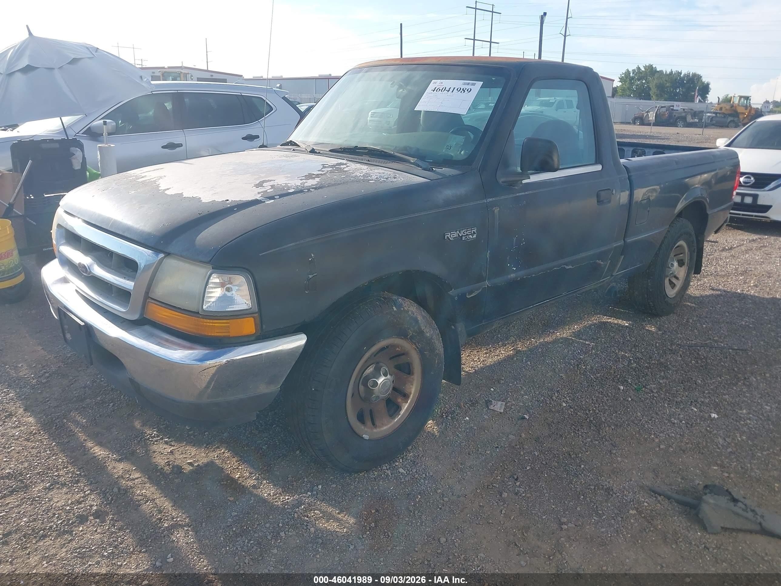 2000 Ford Ranger Xl/xlt Черный vin: 1FTYR10V7YPA59673