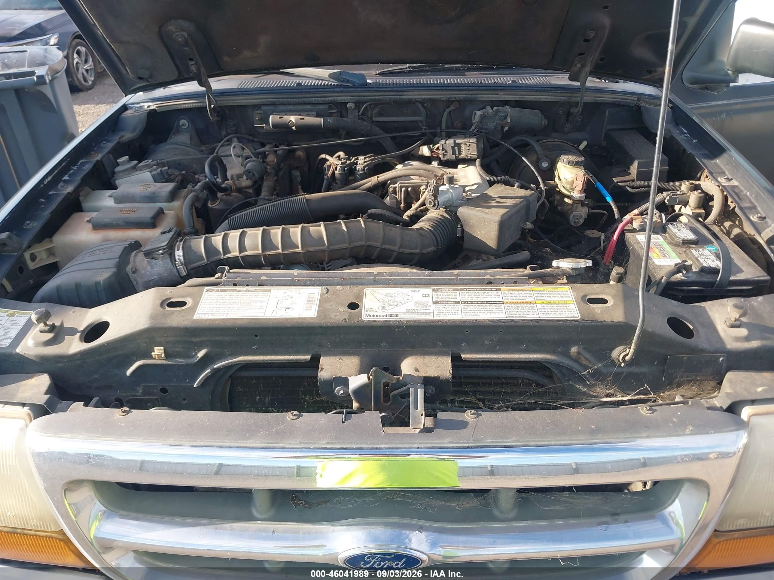 2000 Ford Ranger Xl/xlt Черный vin: 1FTYR10V7YPA59673