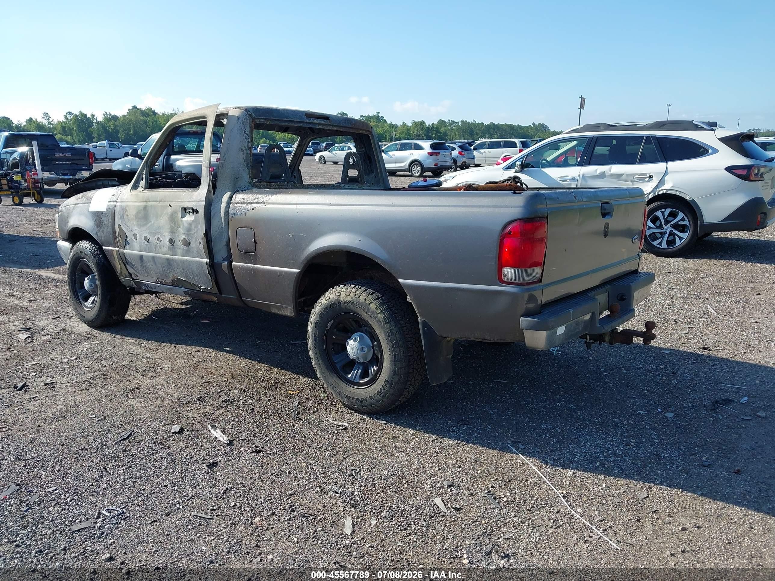 2000 Ford Ranger Xl/xlt Gray vin: 1FTYR10V7YTB02769